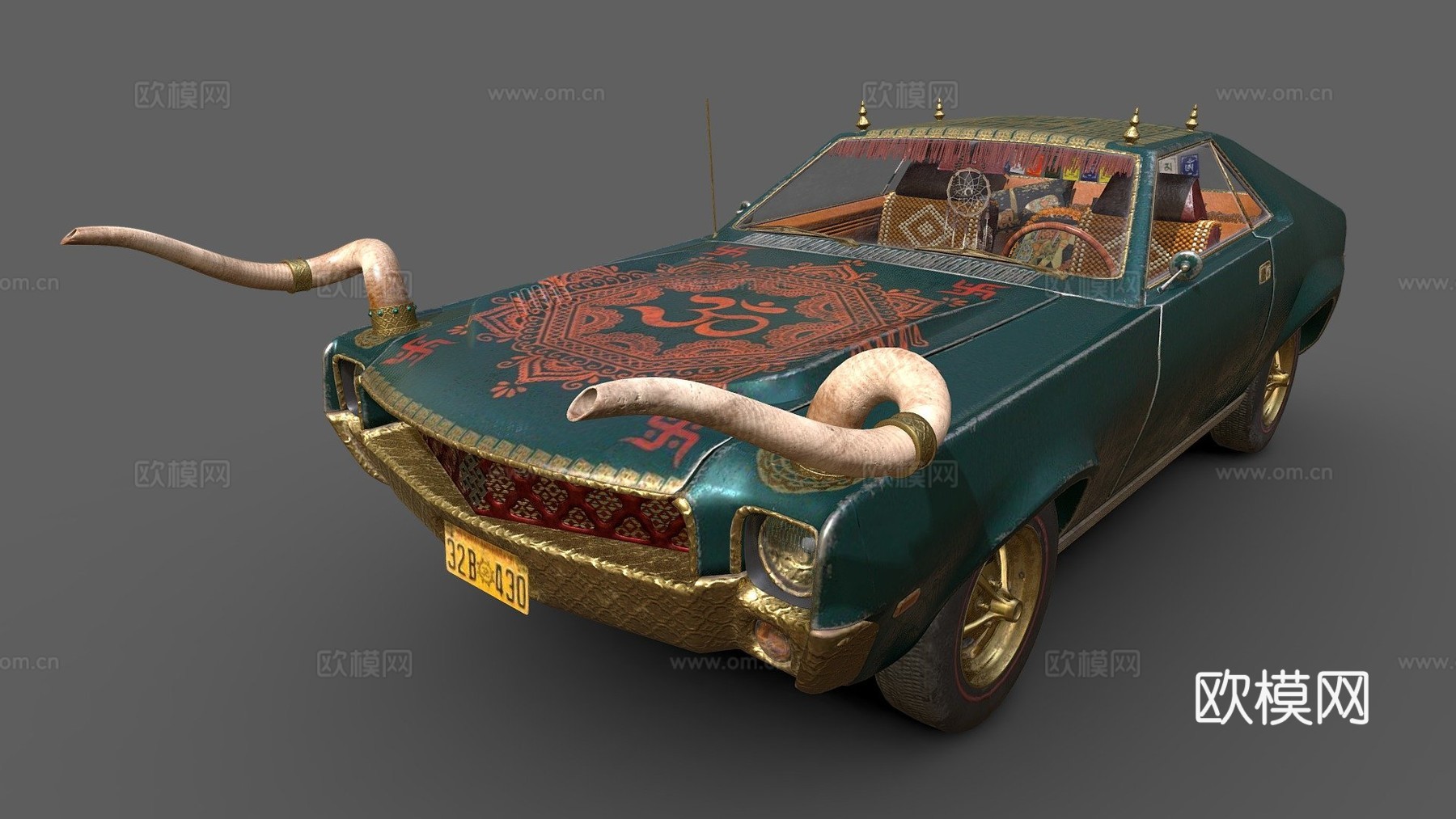 甘尼萨 汽车su模型