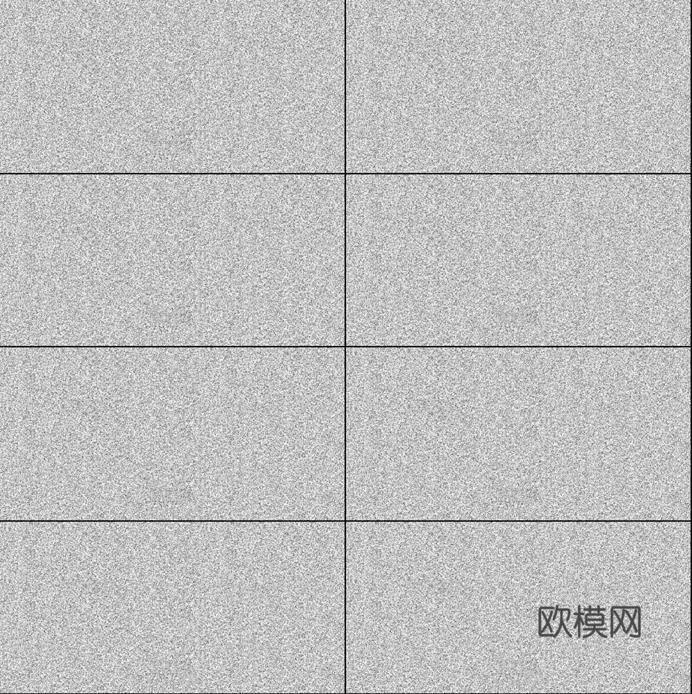 无缝顺铺荔枝面米白花岗岩方格砖真石漆外墙