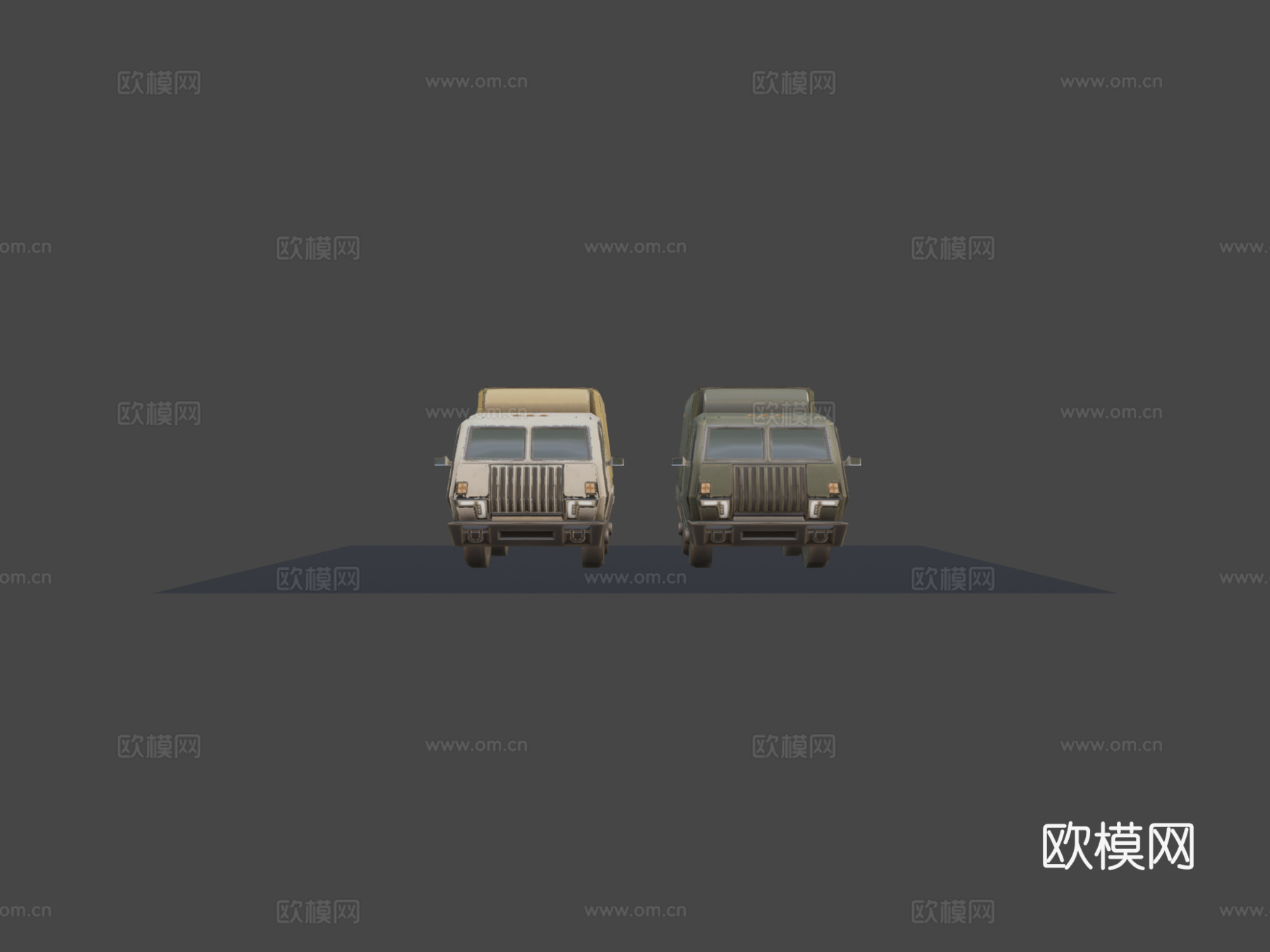 未来风格GAZ66su模型