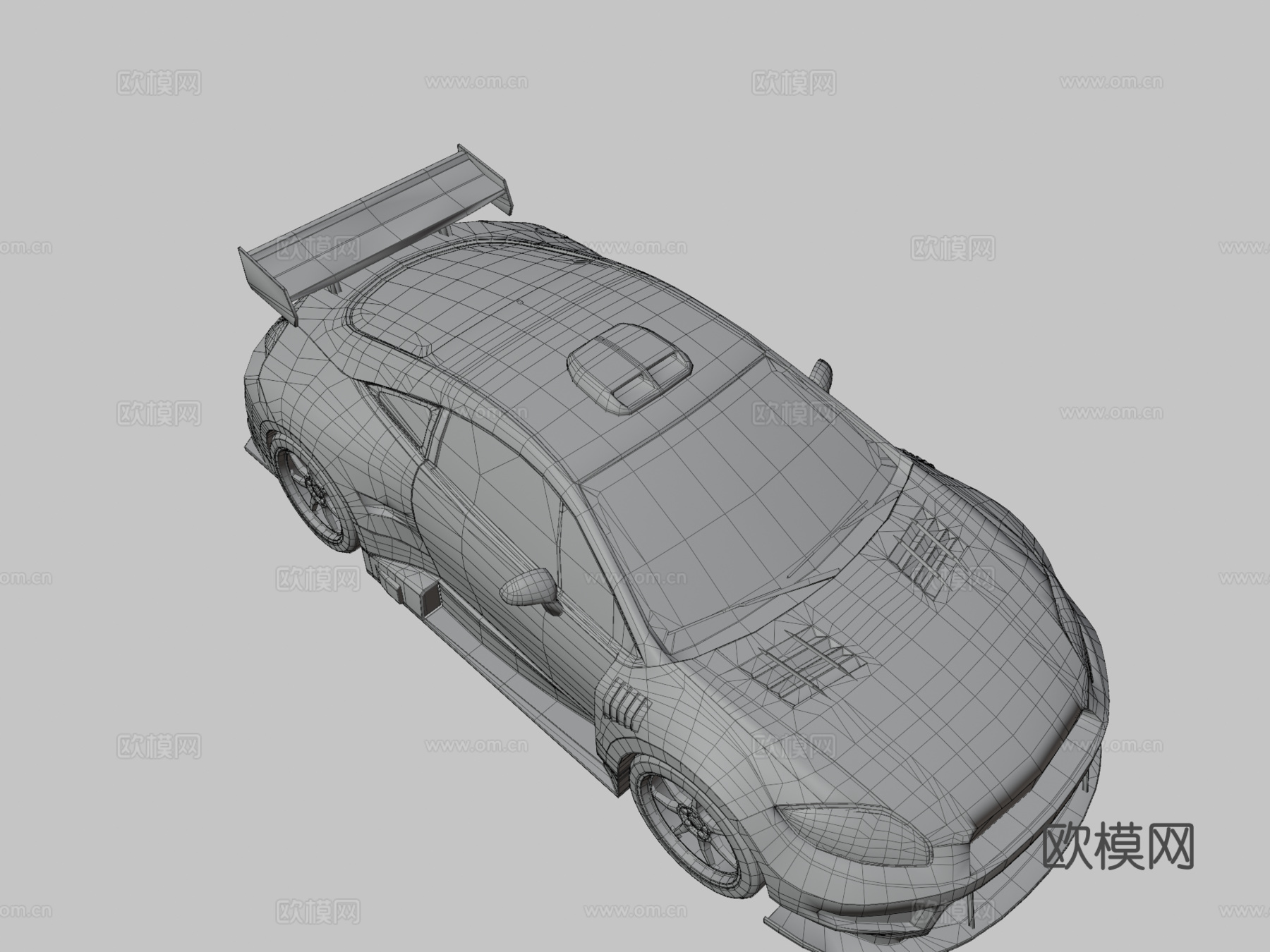 大卢日蚀GT极品飞车最高通缉su模型