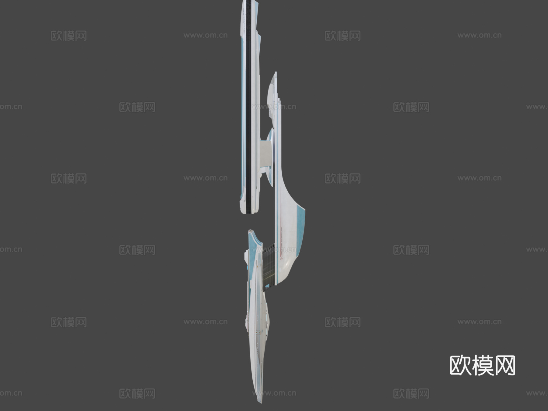 美国星舰 卓越号 NCC2000 变体 V2su模型