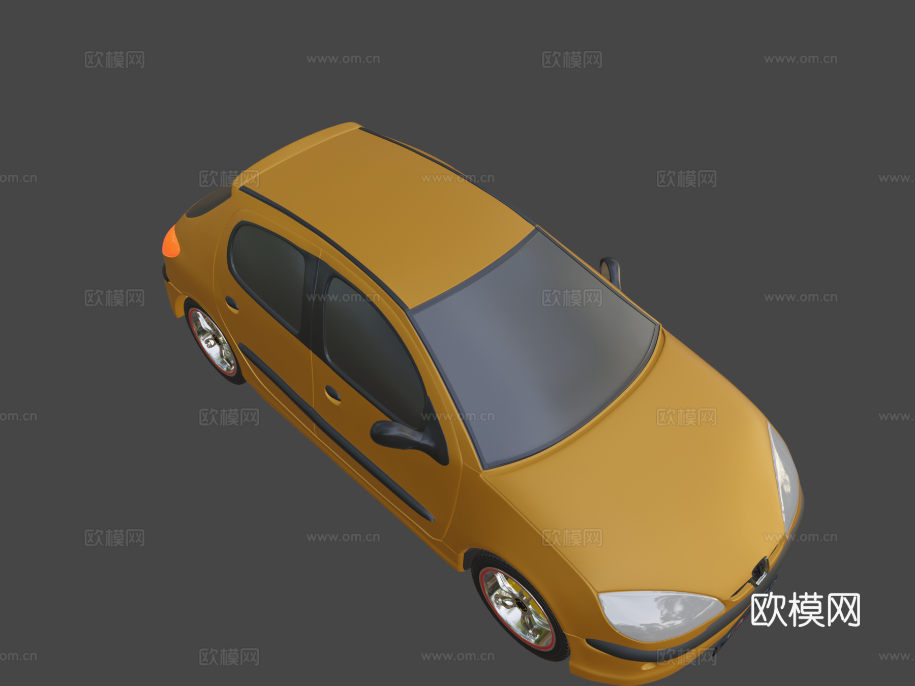 汽车 标致 206su模型