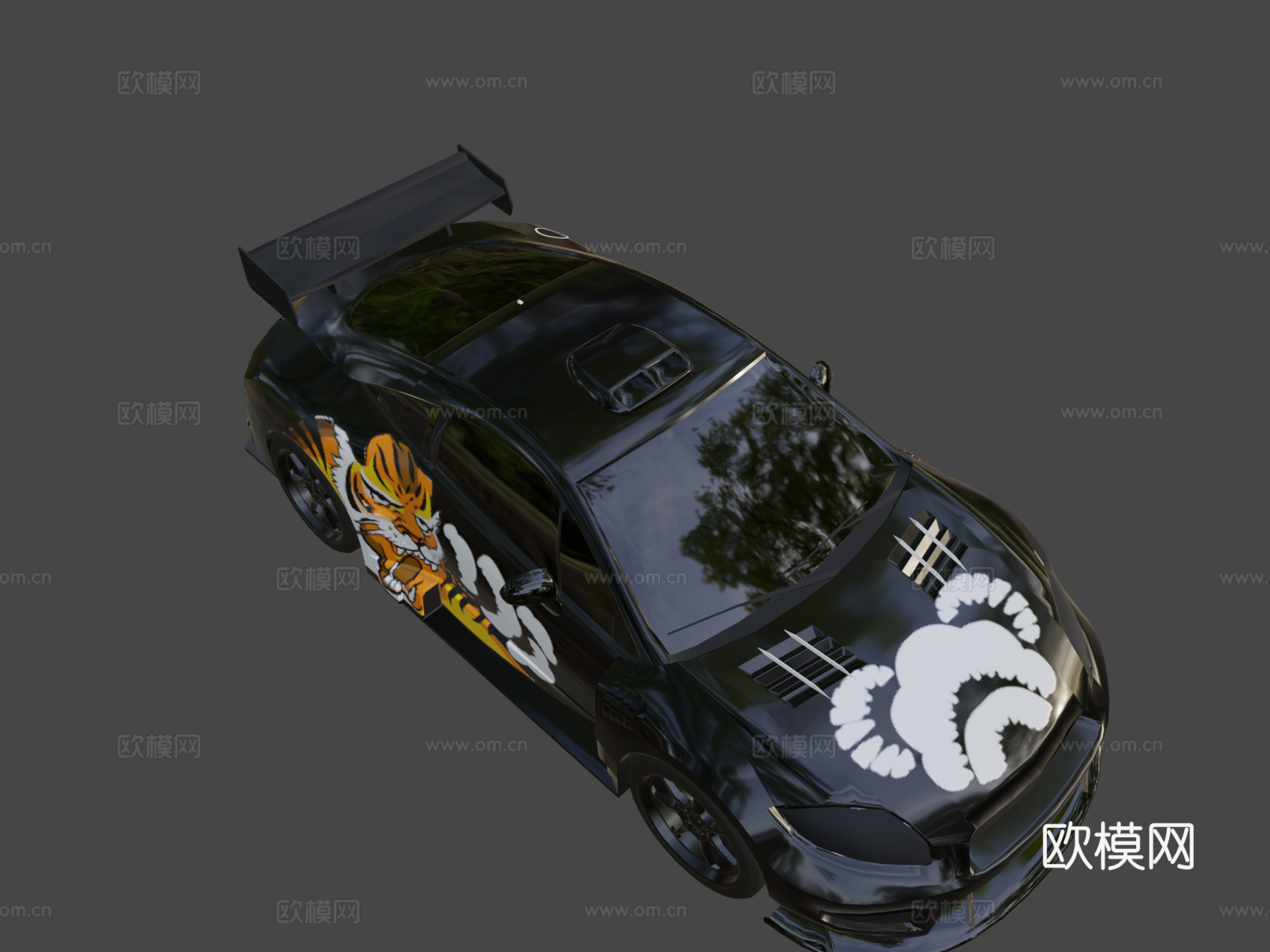 大卢日蚀GT极品飞车最高通缉su模型