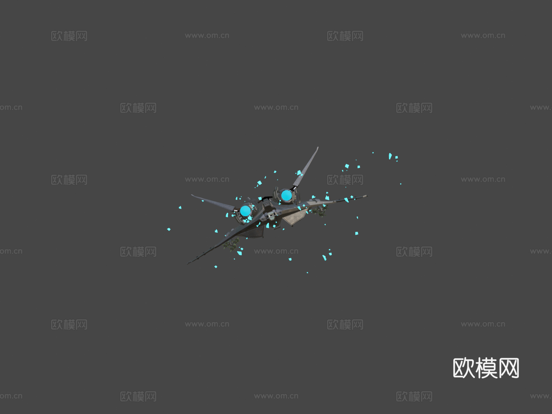 低多边形飞机 毒蛇su模型