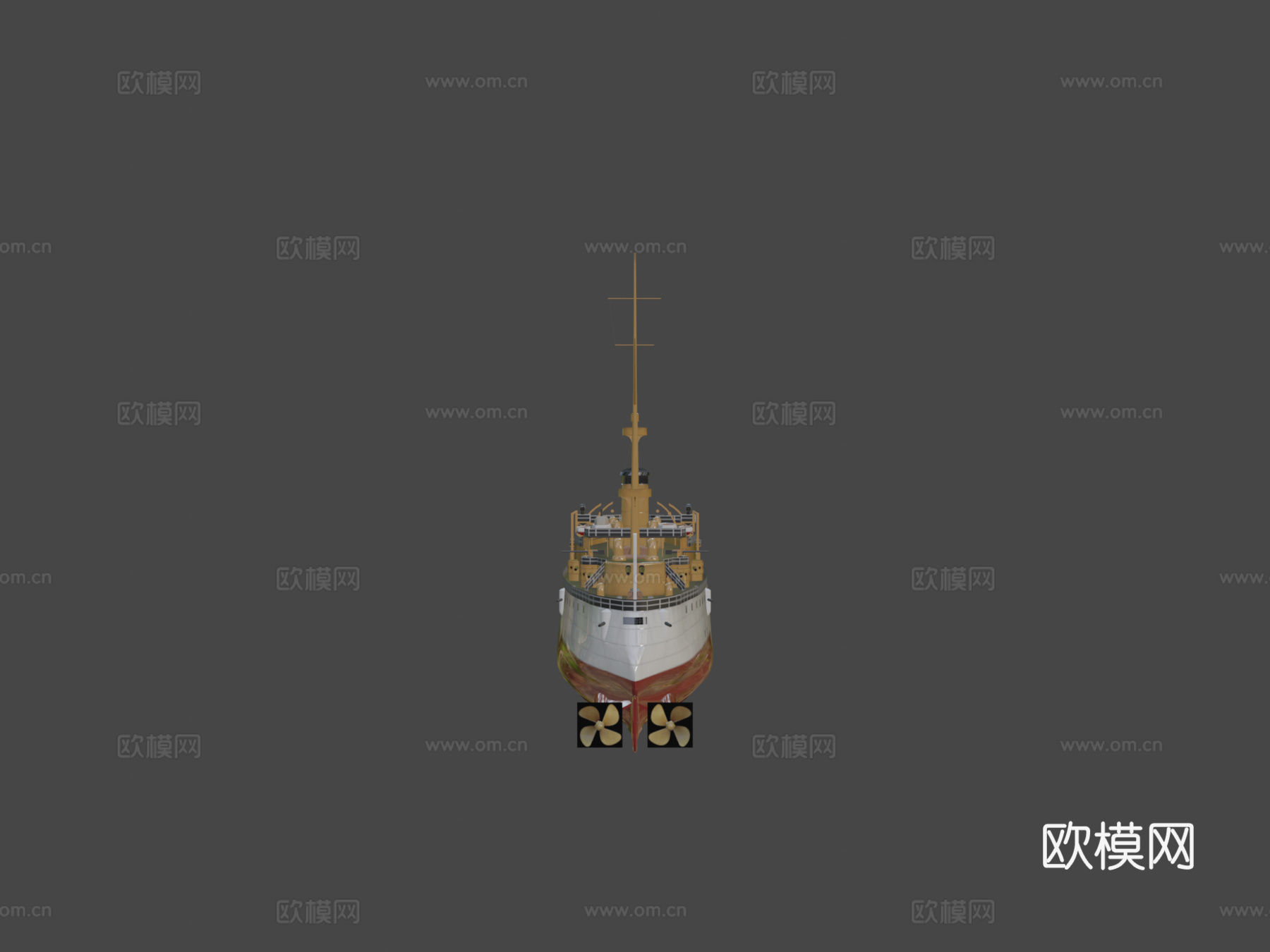 USS奥林匹亚C6su模型