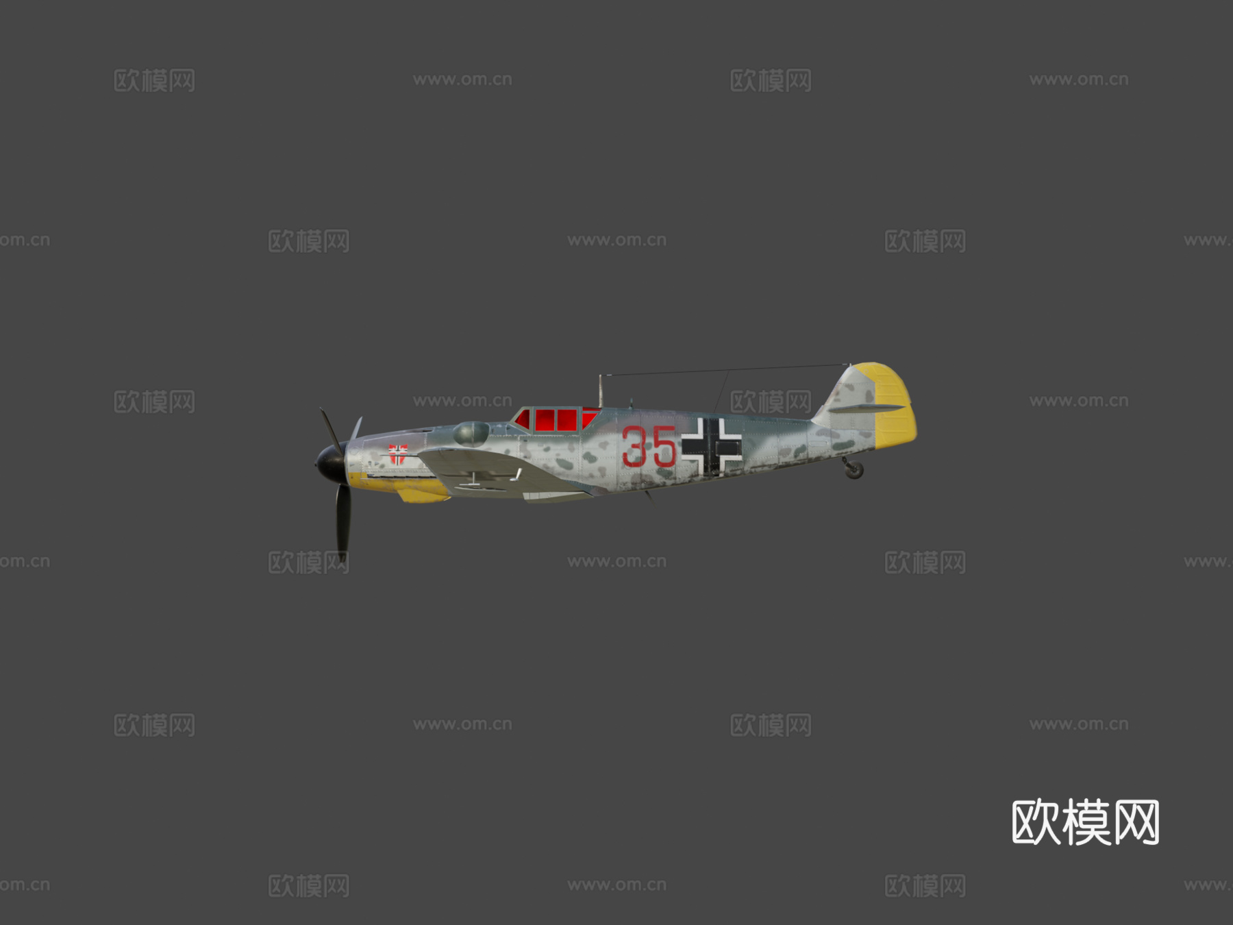 梅塞施密特Bf 109 Gsu模型