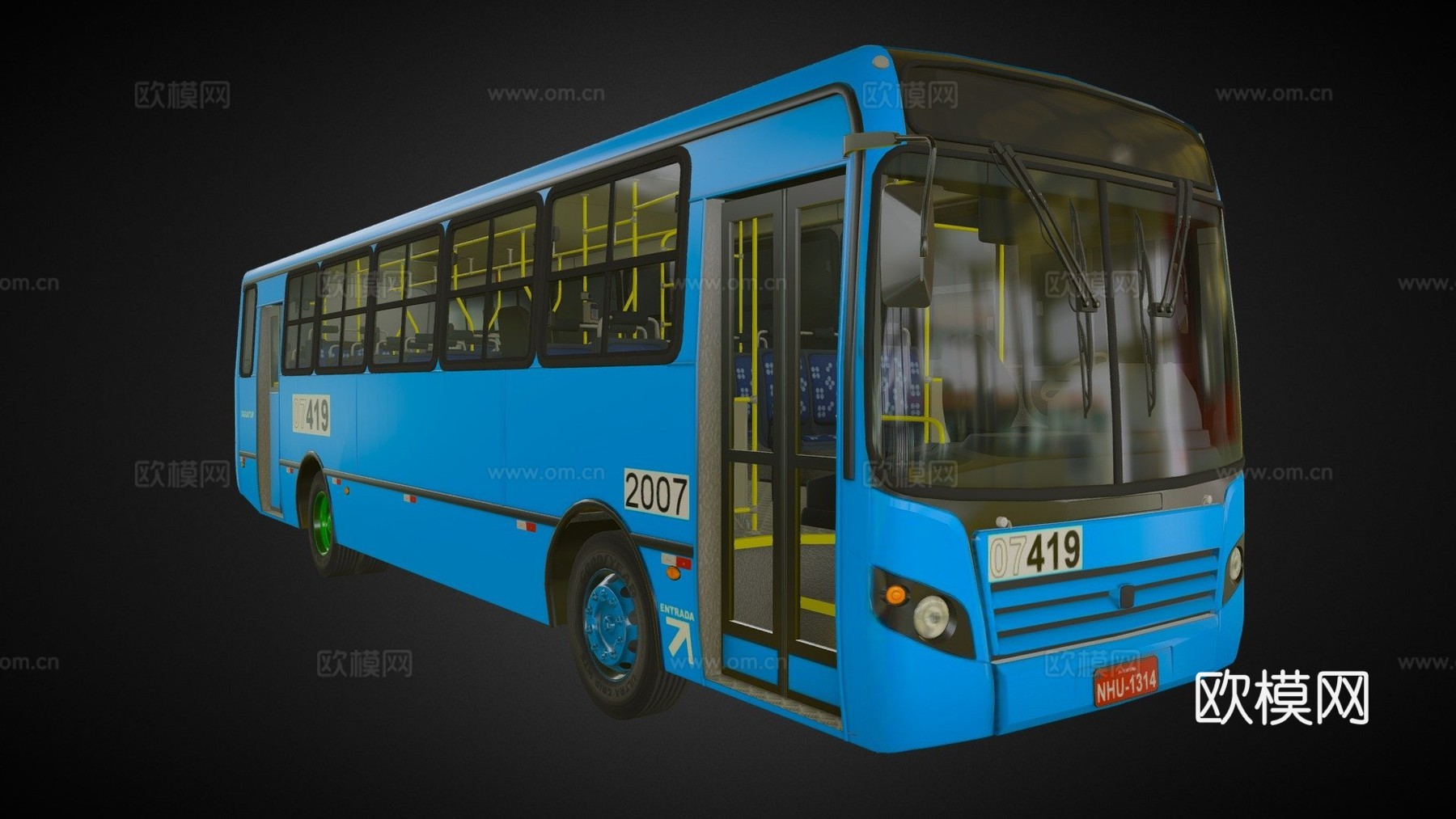 巴士卡 埃科斯 MB OF1721 完整su模型