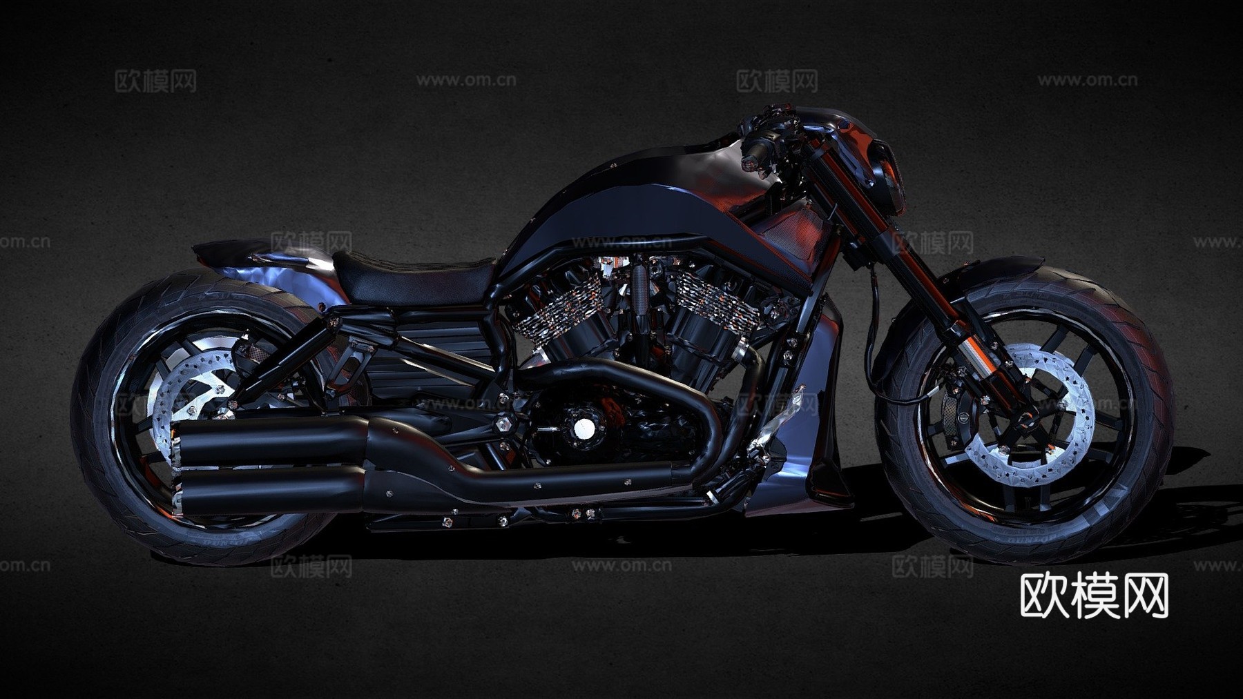 哈雷戴维森 VRSCDX 夜行者 定制su模型