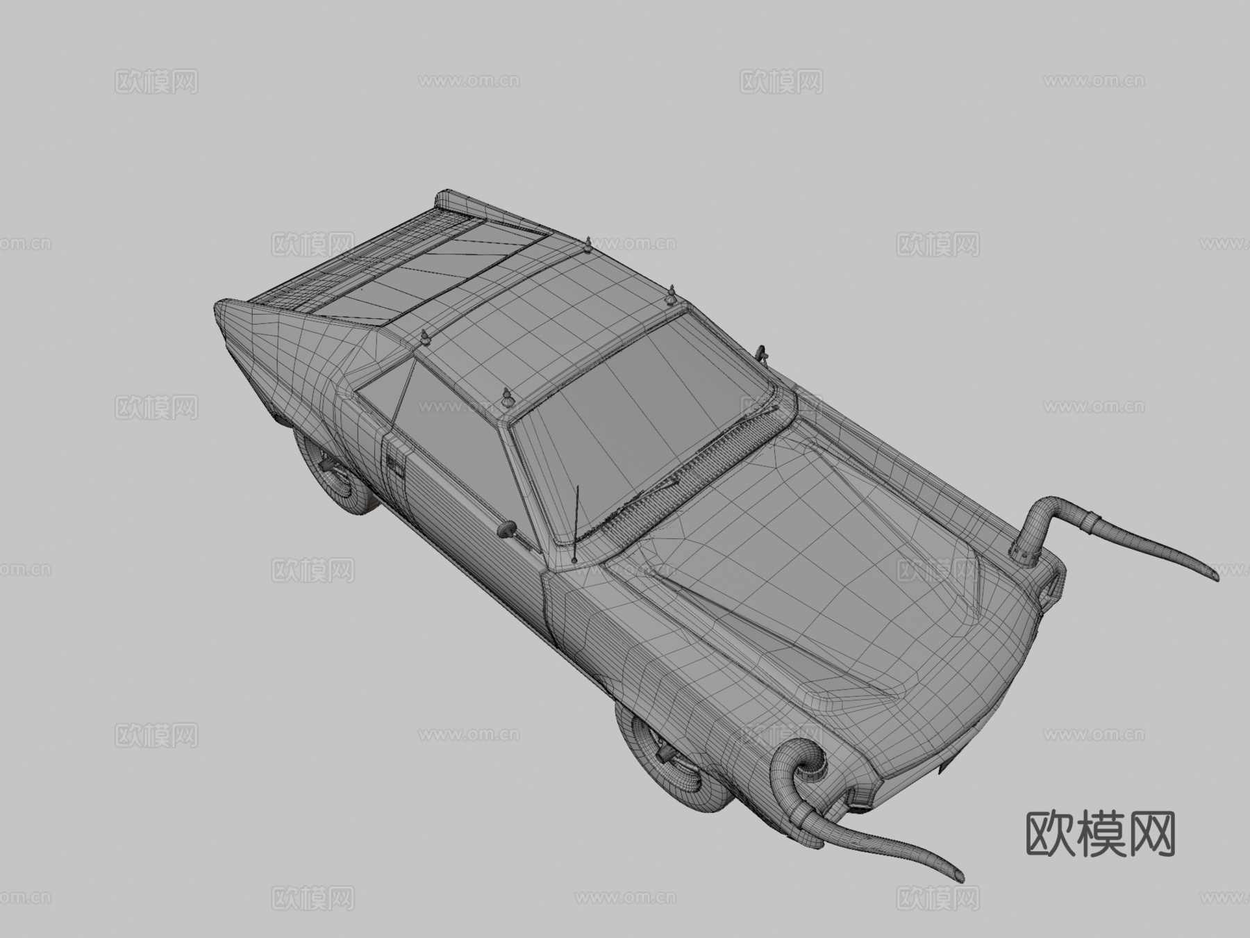 甘尼萨 汽车su模型
