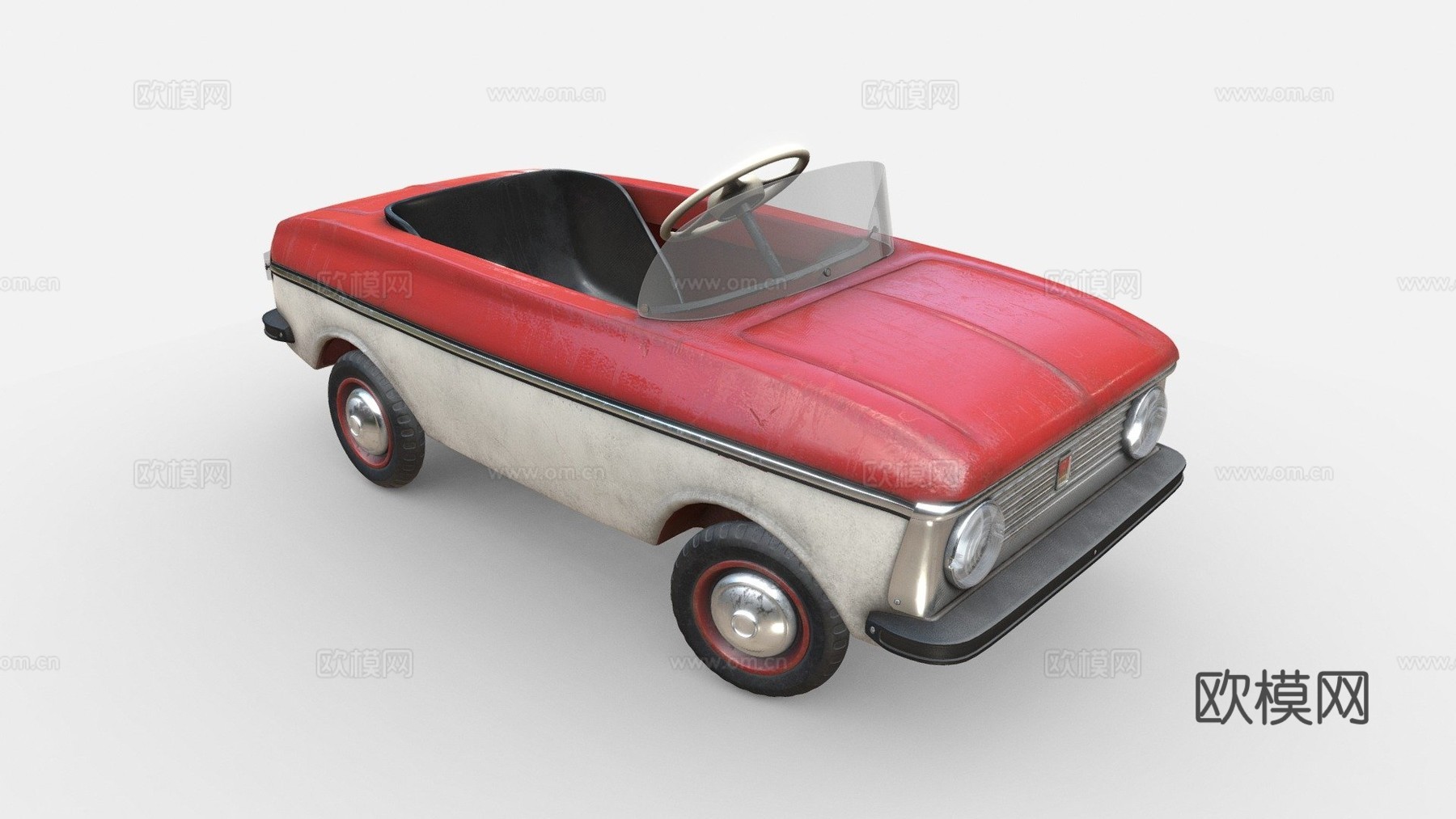 玩具车 高多边形模型su模型