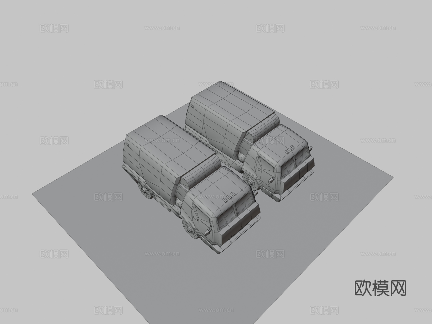 未来风格GAZ66su模型