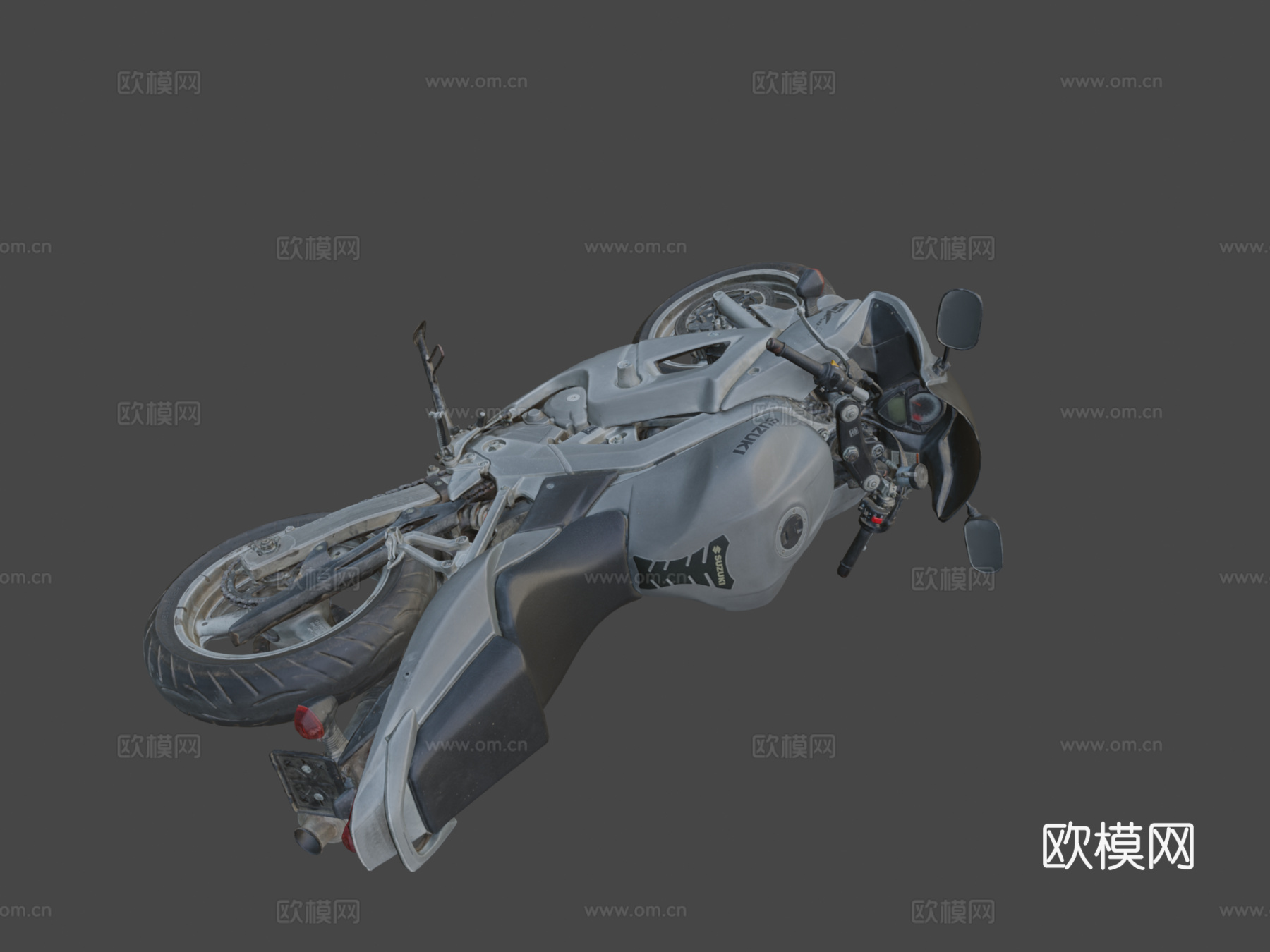 摩托车 铃木 SV 650s 3D 扫描su模型