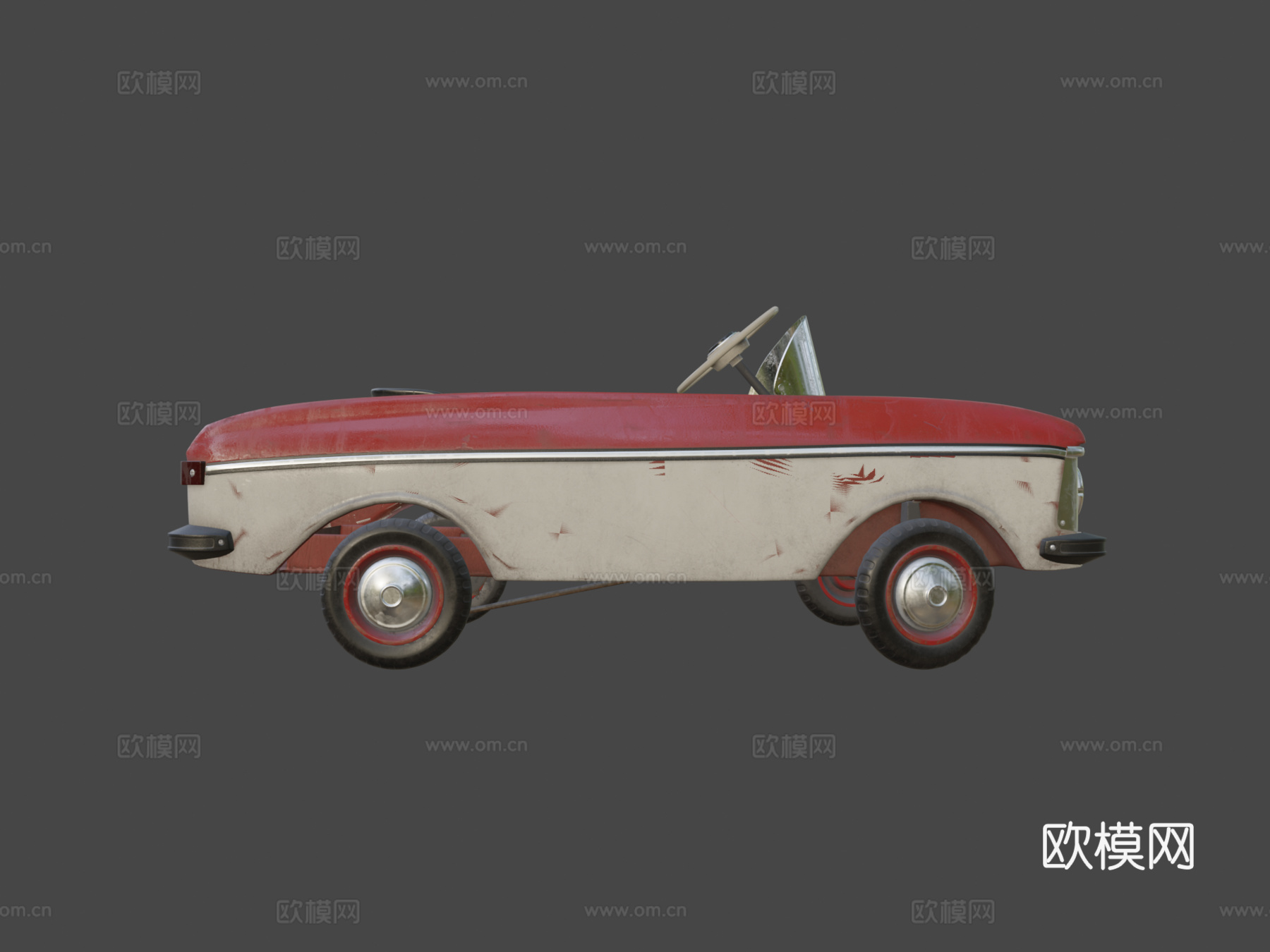 玩具车 高多边形模型su模型