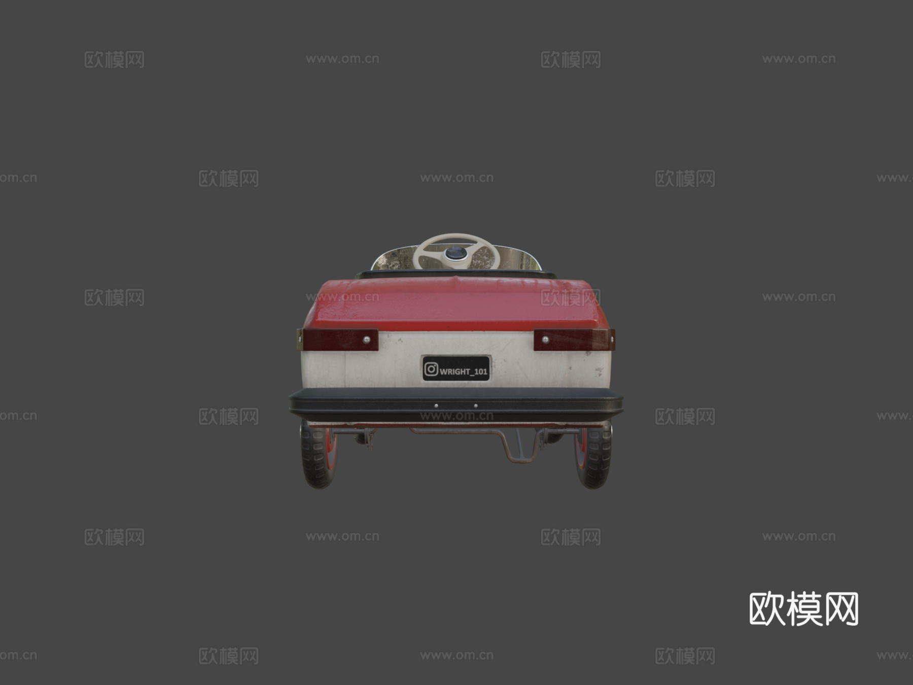 玩具车 高多边形模型su模型