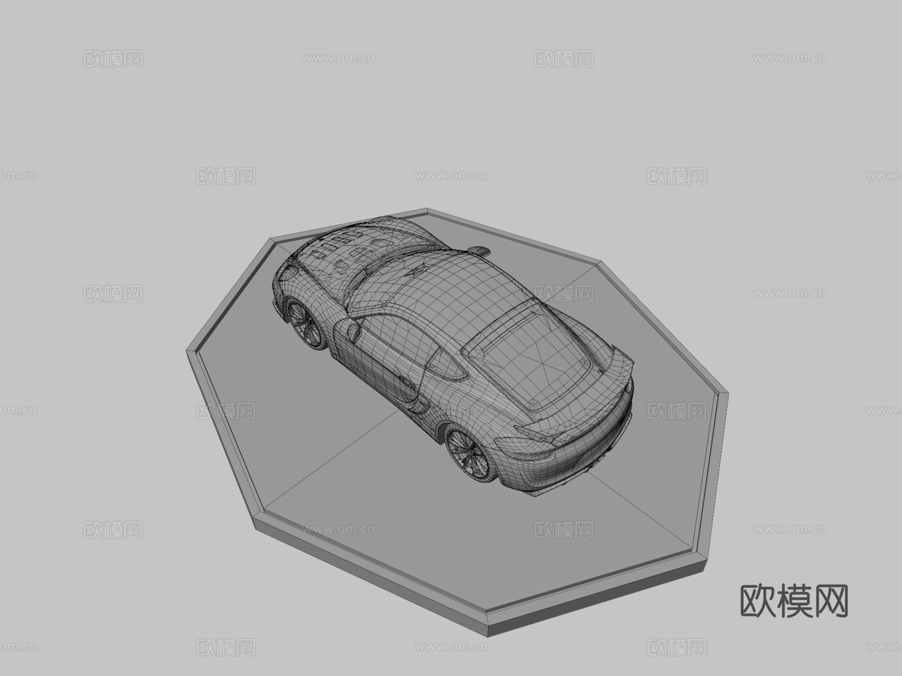 保时捷卡曼2017su模型