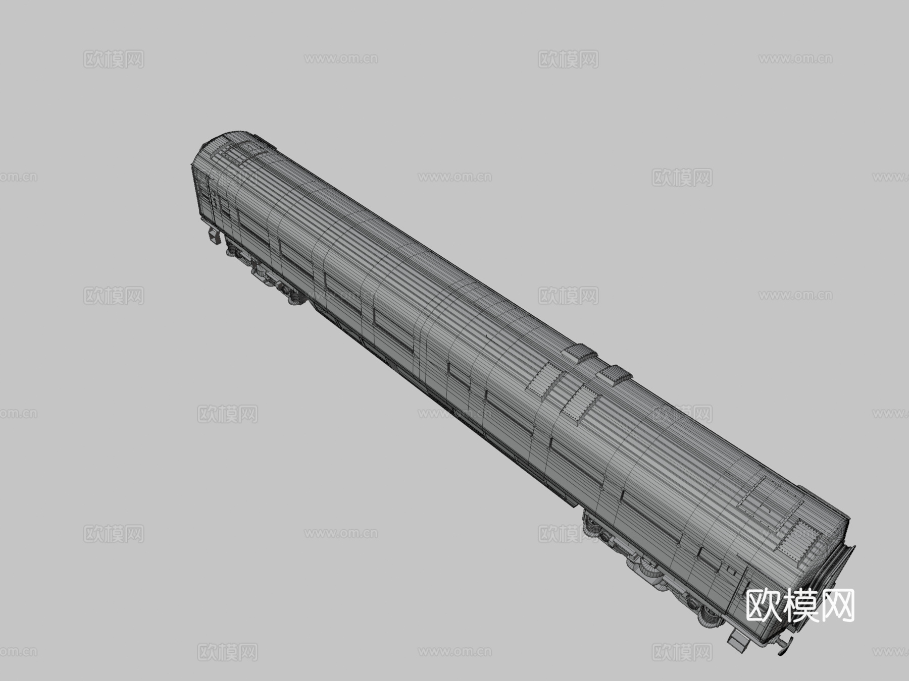 火车标记3英国铁路燕子涂装餐车su模型