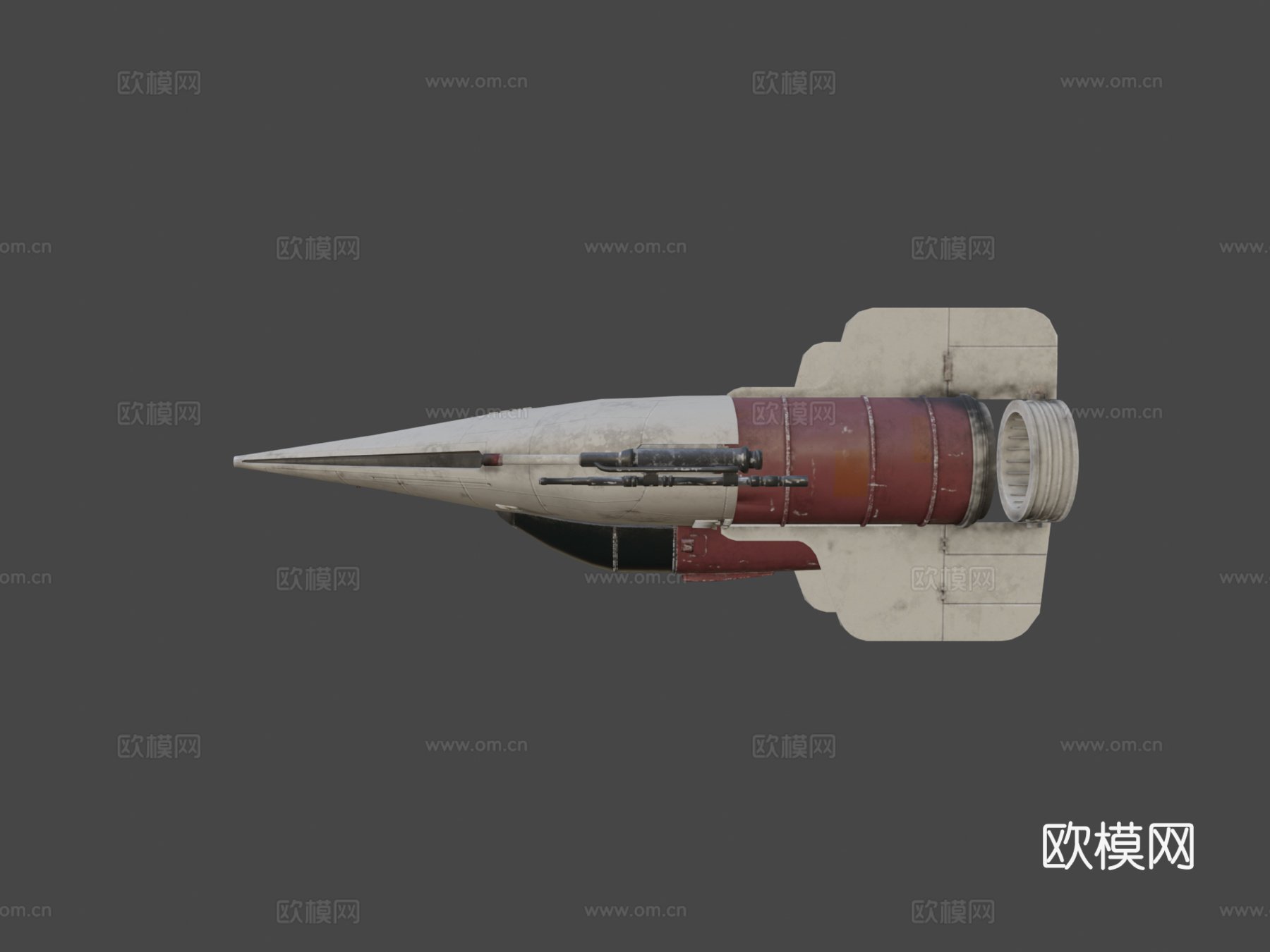 反抗军 A翼 星球大战su模型