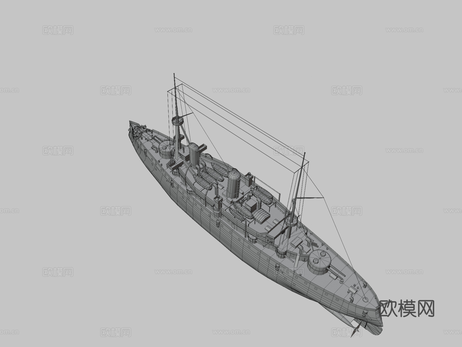 USS奥林匹亚C6su模型