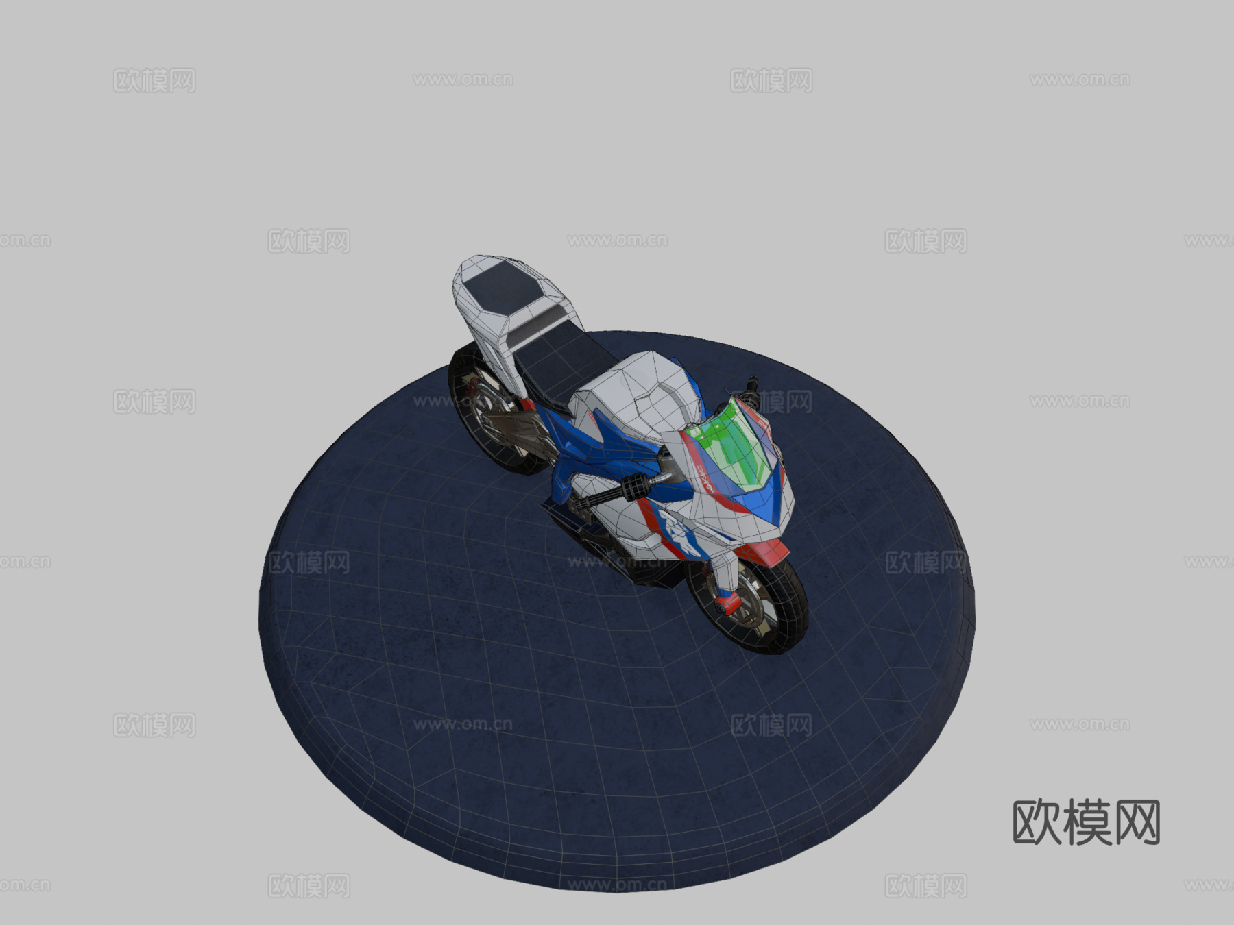 宝马RR 1000su模型下载（渲染图2）