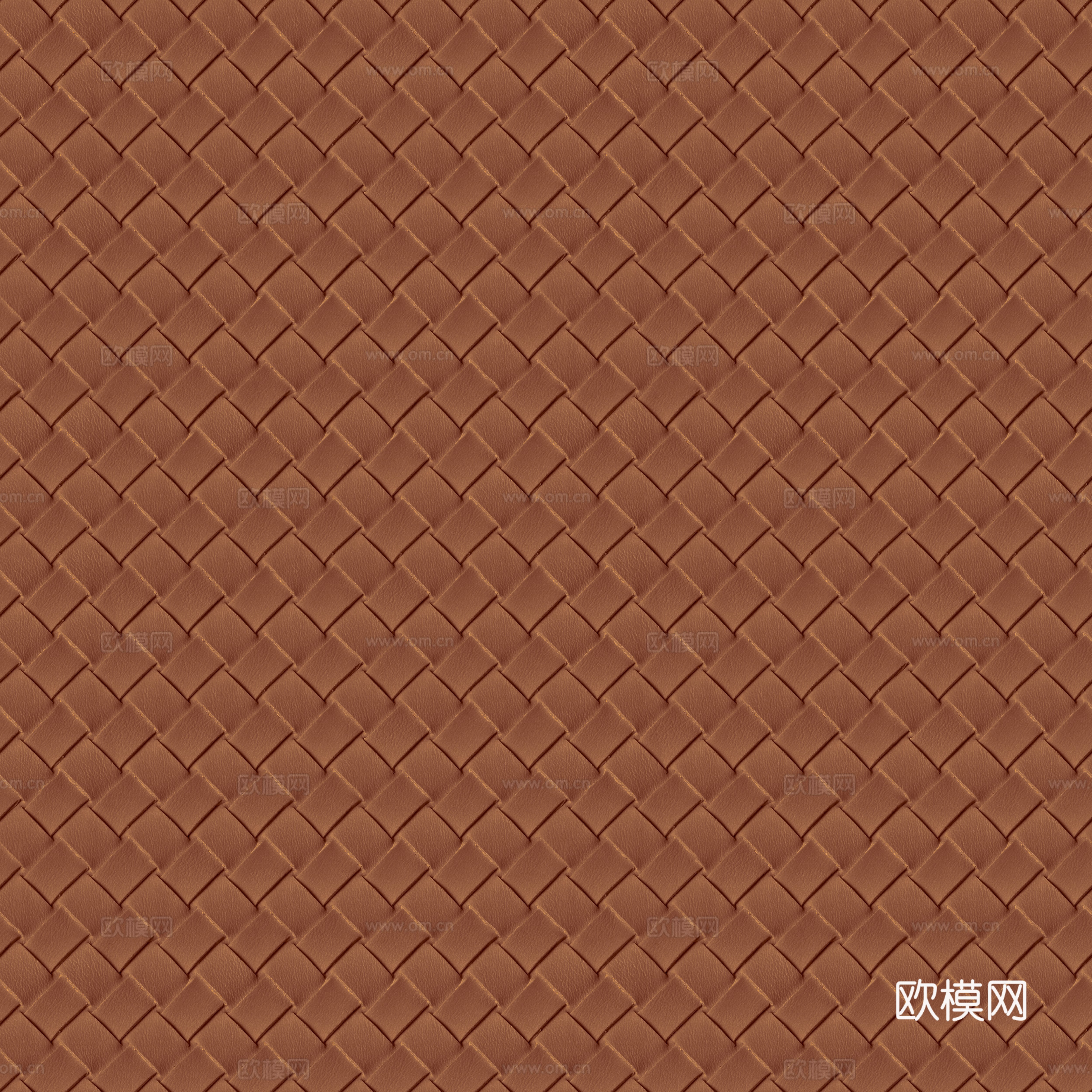现代轻奢编织皮 橙色皮纹编织贴图下载