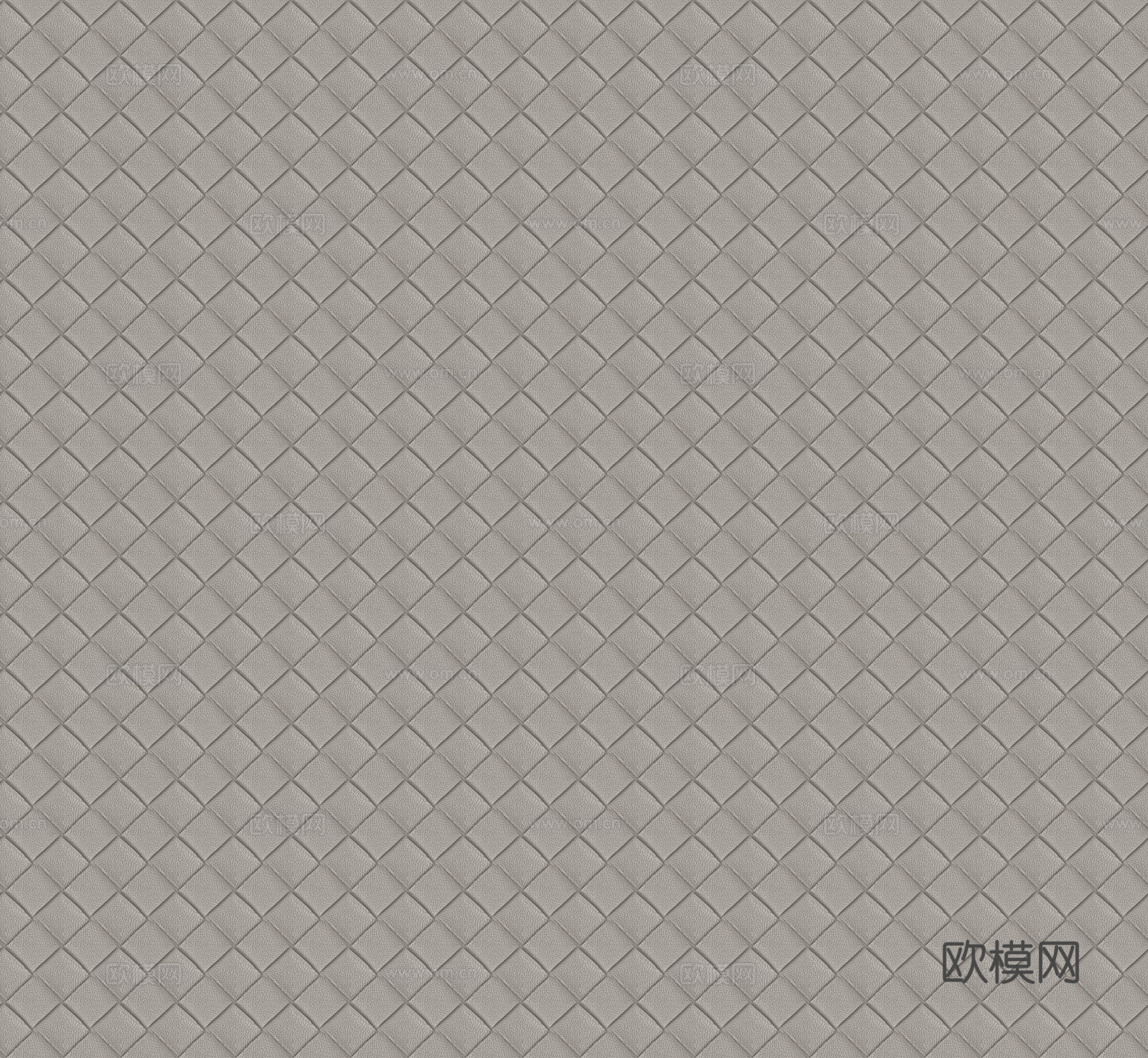 现代意式编织皮 无缝灰色编织皮贴图下载