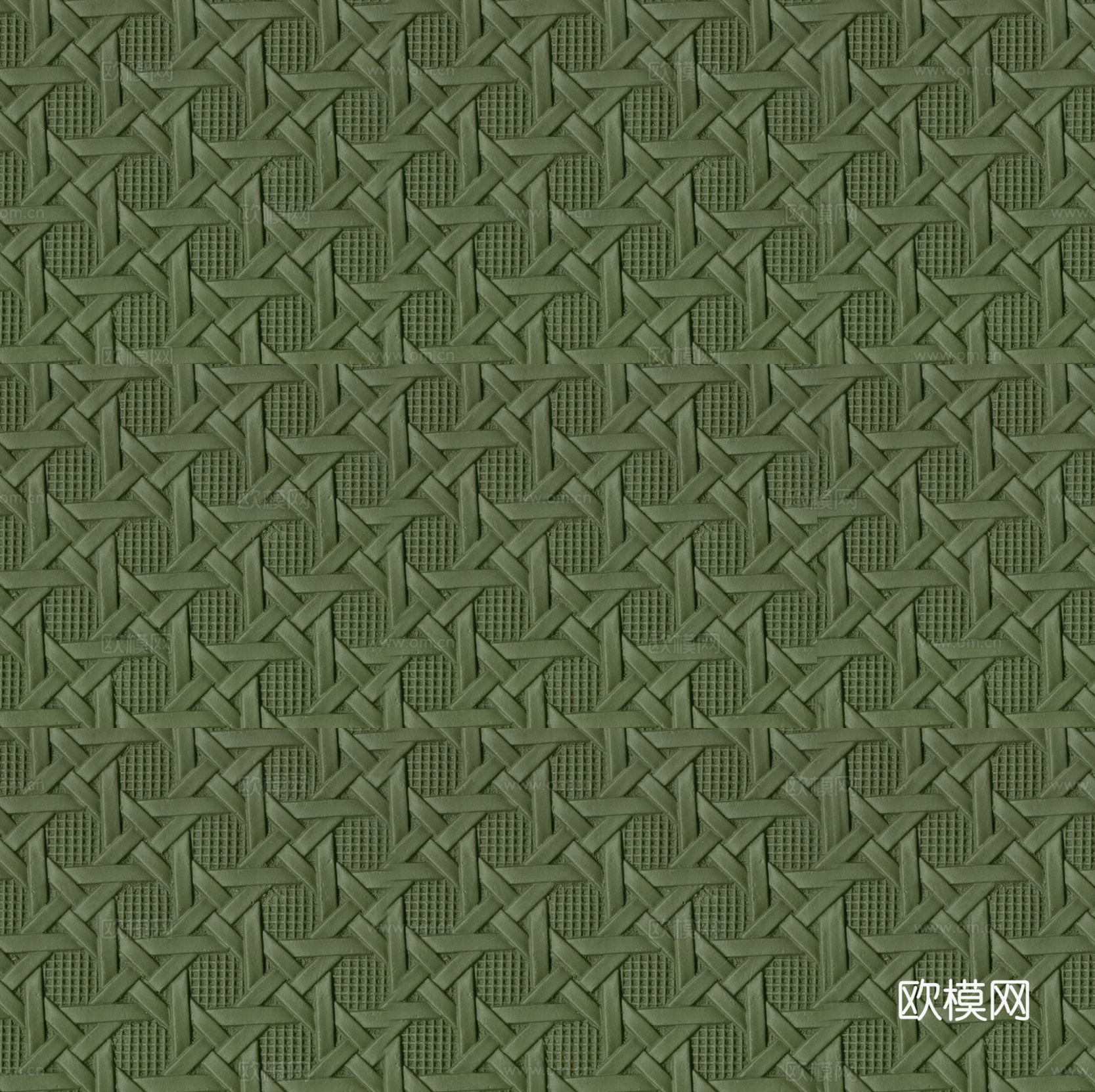 现代轻奢编织皮 绿色皮纹编织贴图下载