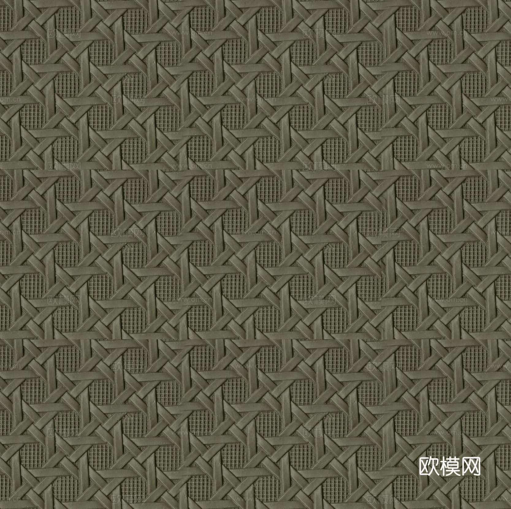 现代轻奢编织皮 绿色皮纹编织贴图下载