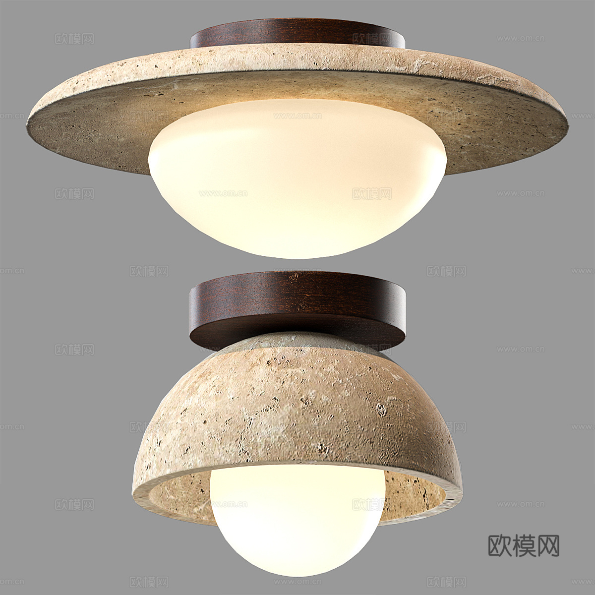 北欧简约吸顶灯 吸顶灯 简约吸顶灯 灯3d模型下载