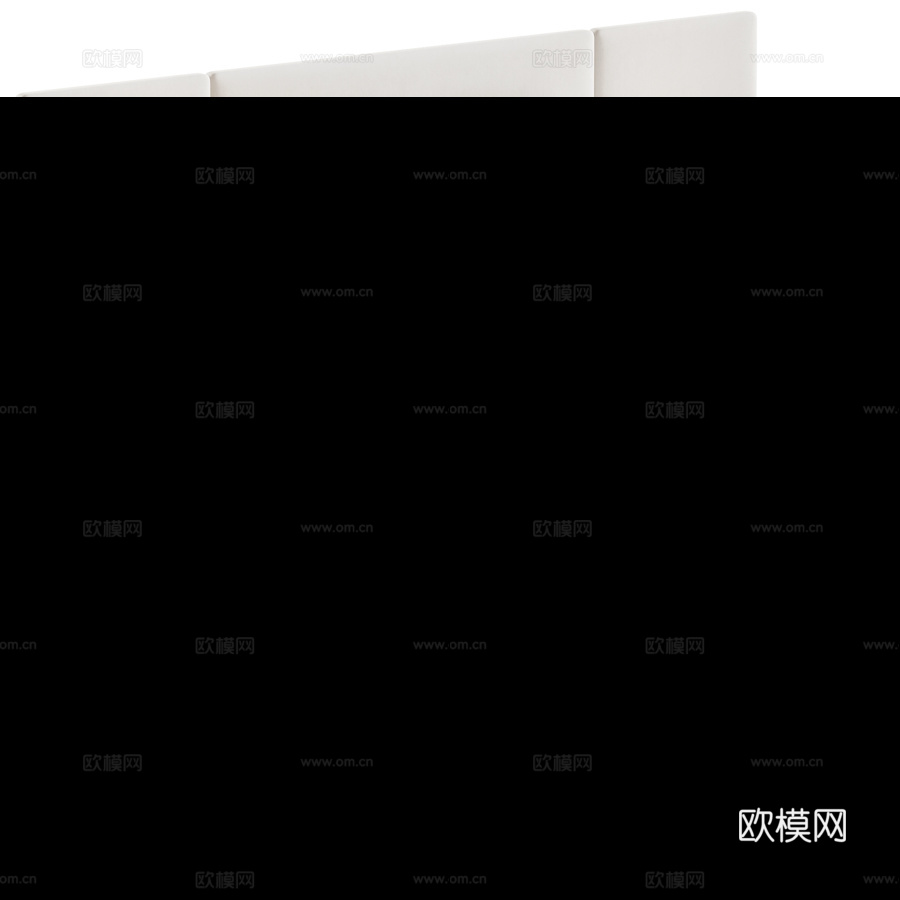 双人床 333d模型下载（渲染图1）
