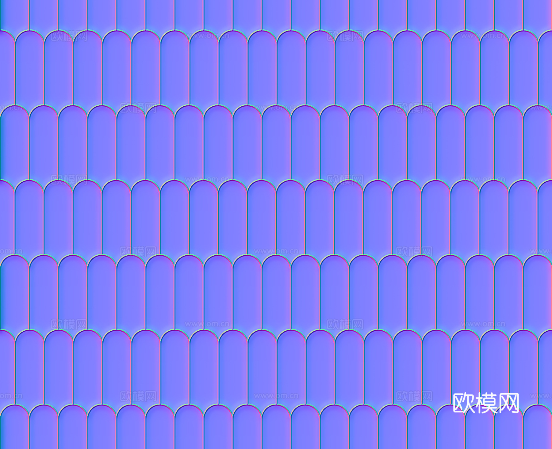 纯色羽毛马赛克凹凸法线下载