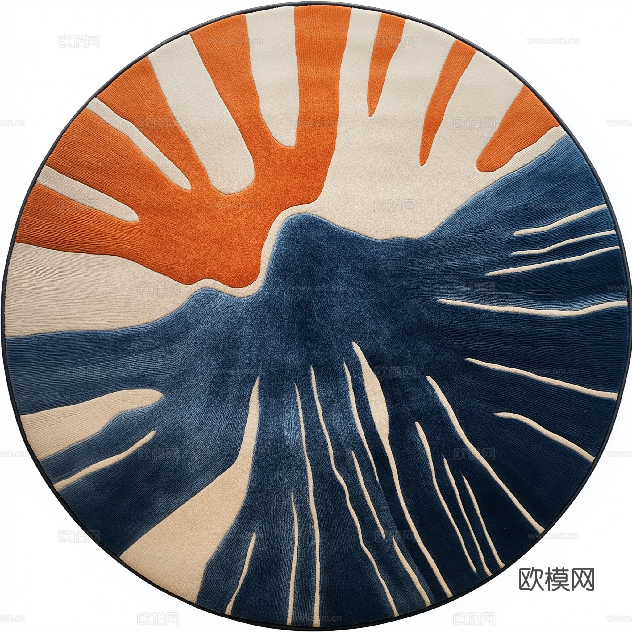 高清现代风格儿童圆形地毯下载