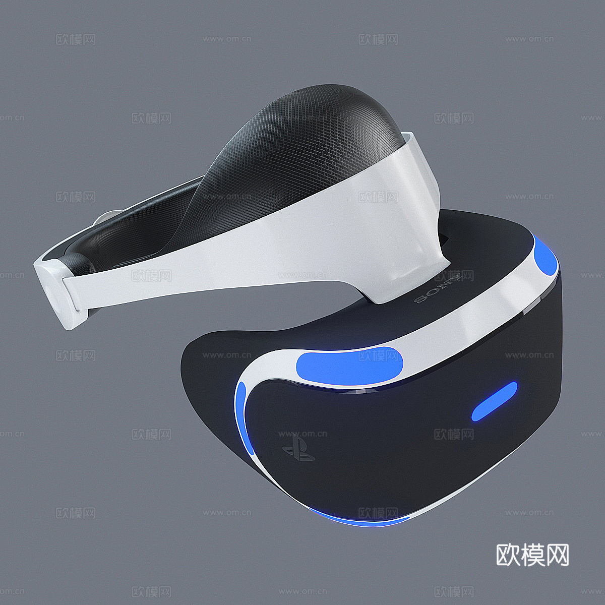 VR头盔 索尼头盔3d模型