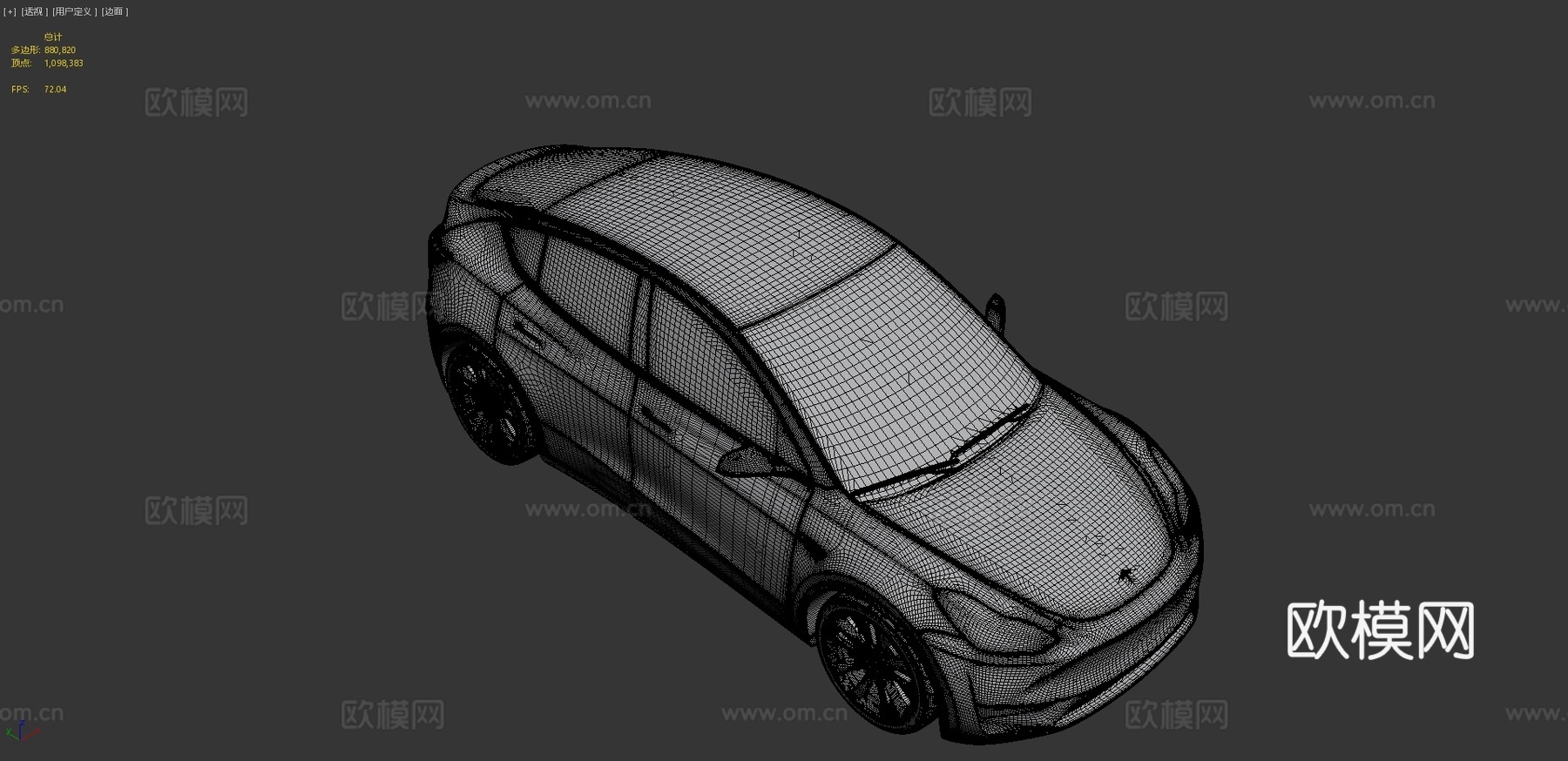 特斯拉汽车su模型