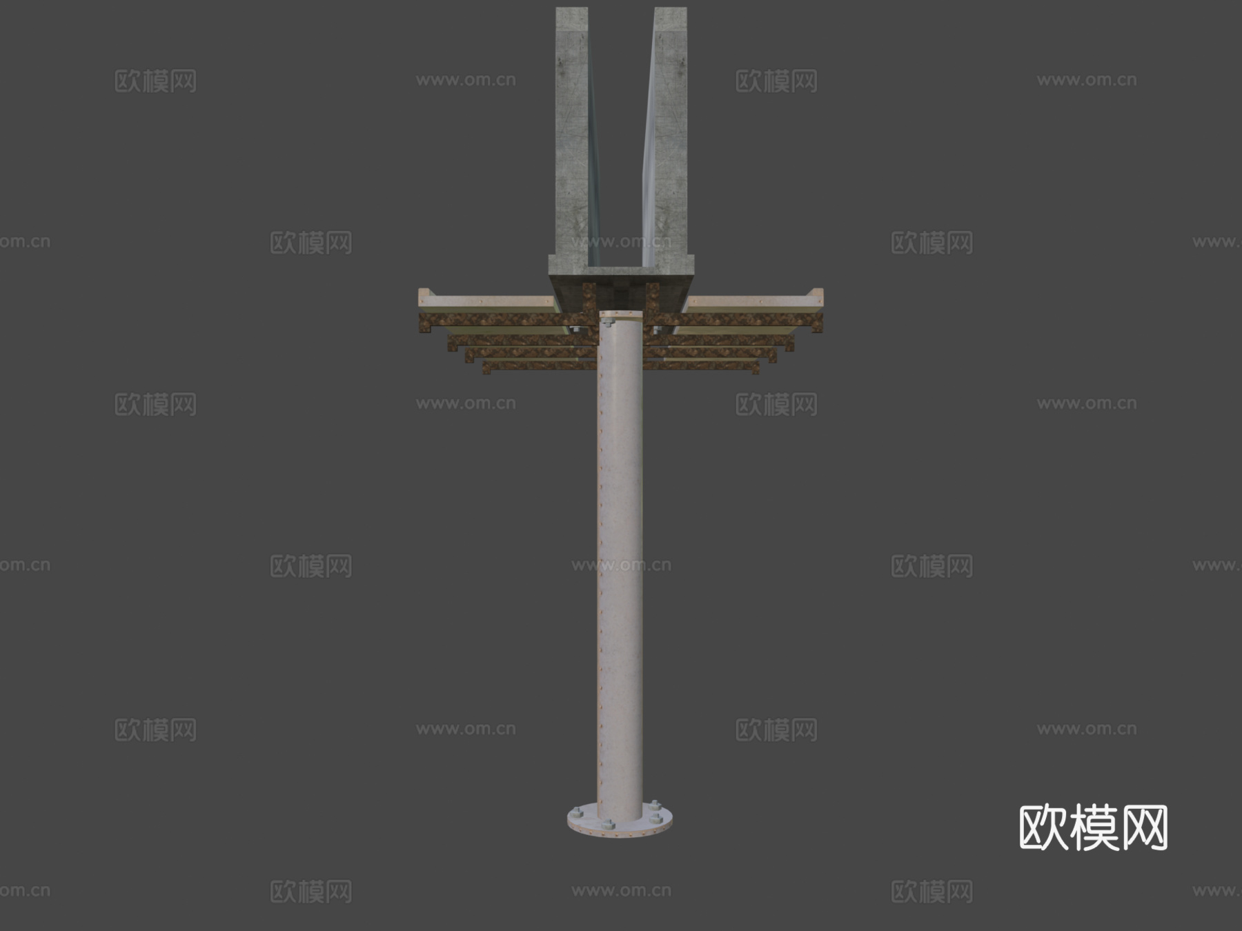 广告牌su模型下载（渲染图6）