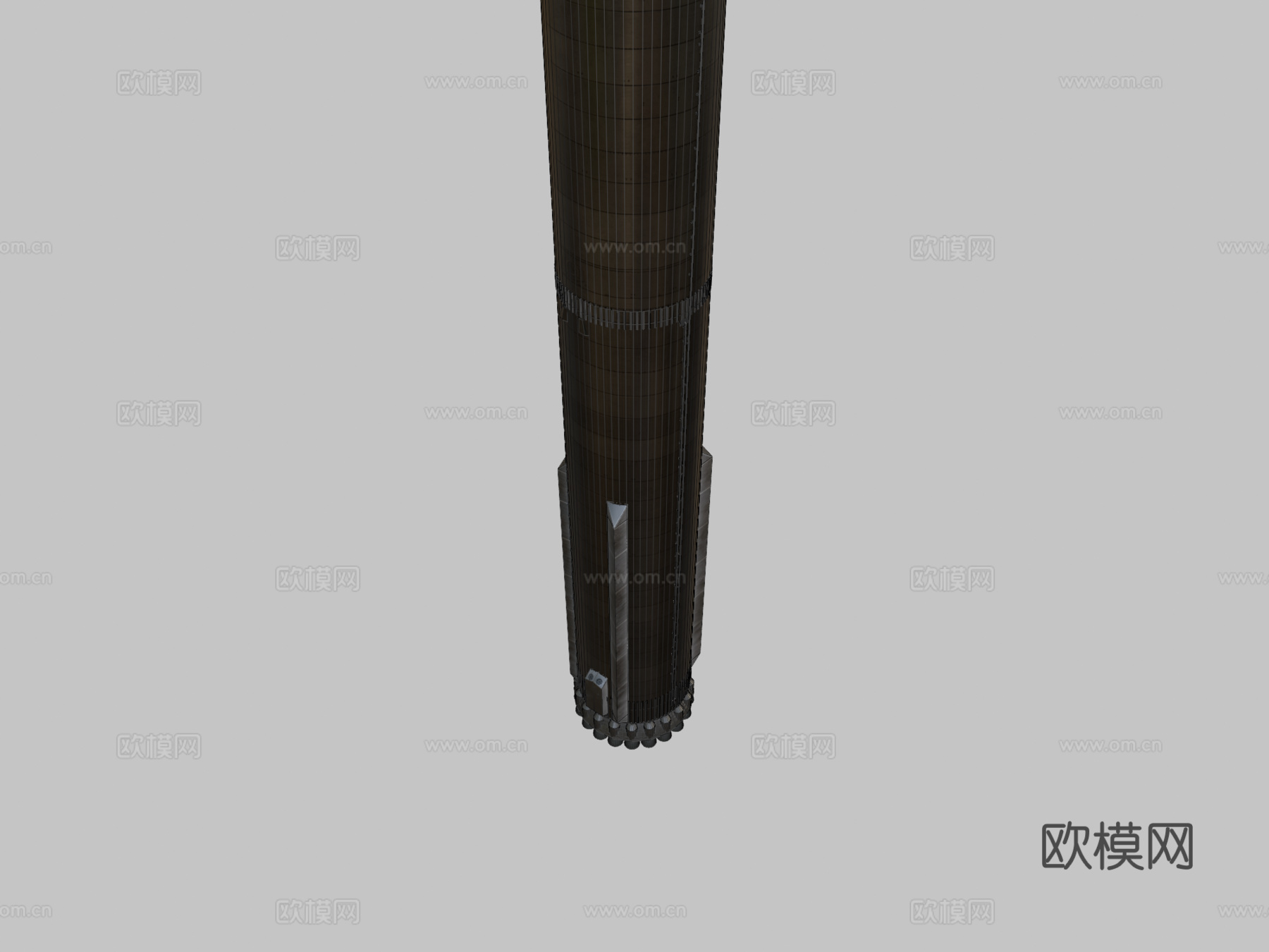 工业助推器su模型下载（渲染图1）