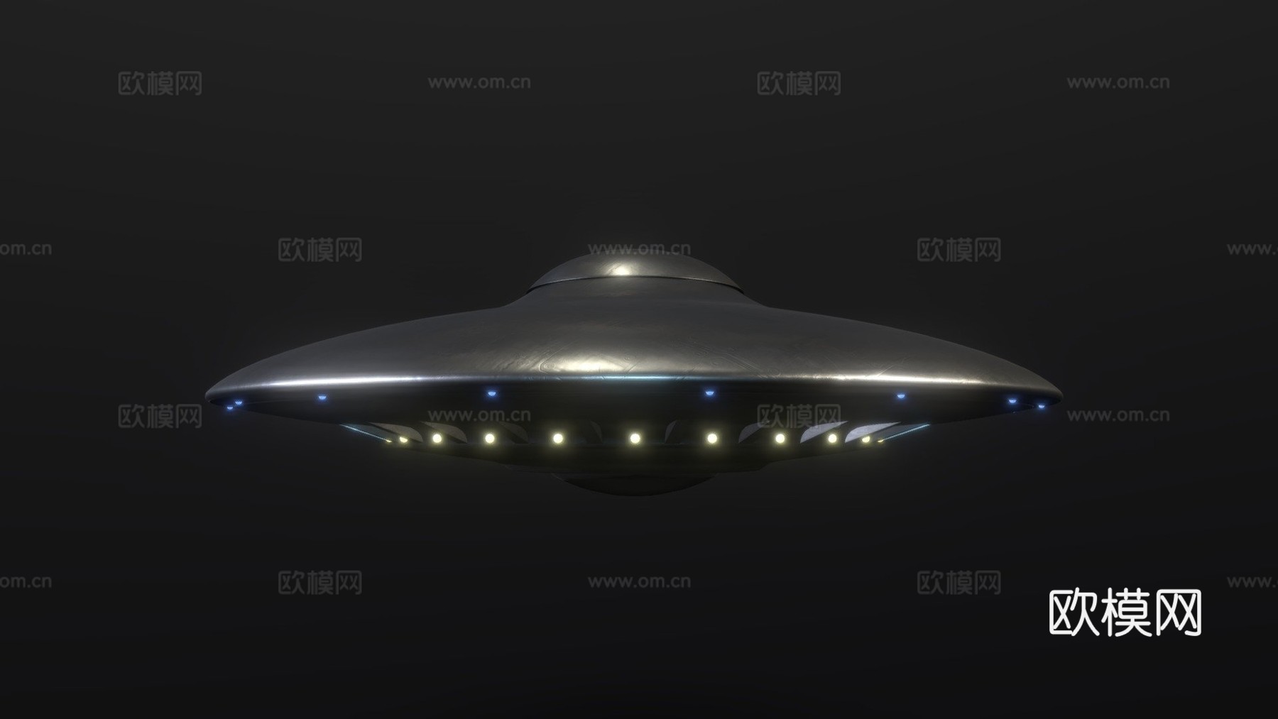 太空飞船su模型下载（渲染图2）