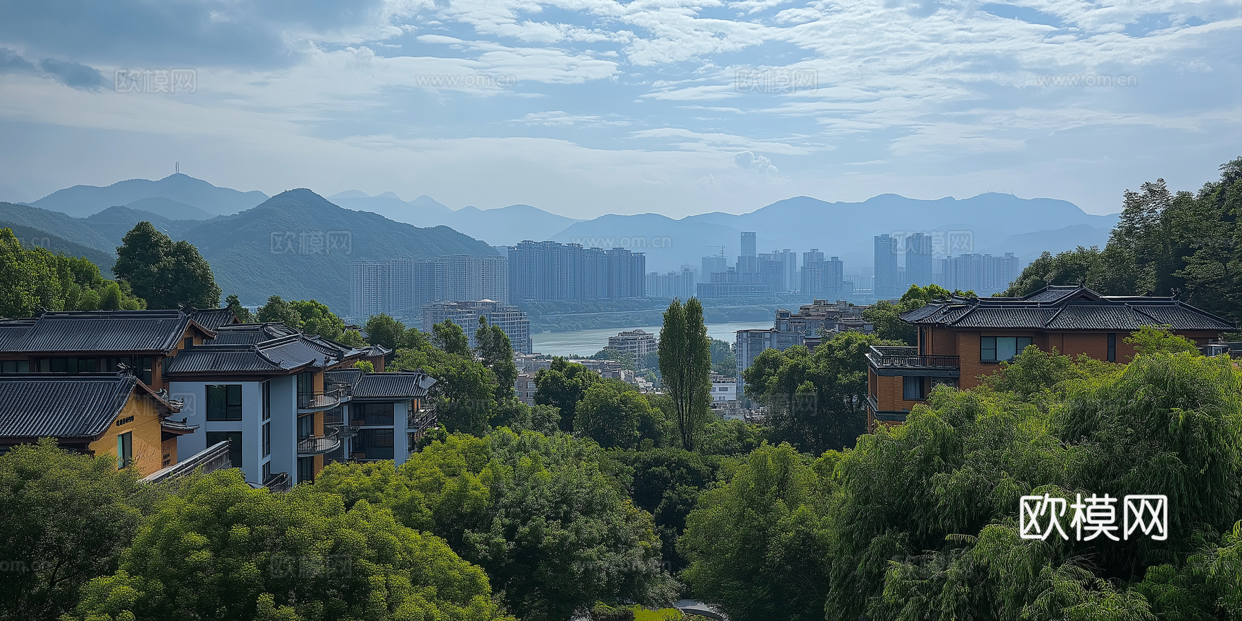 高清城市白天外景下载