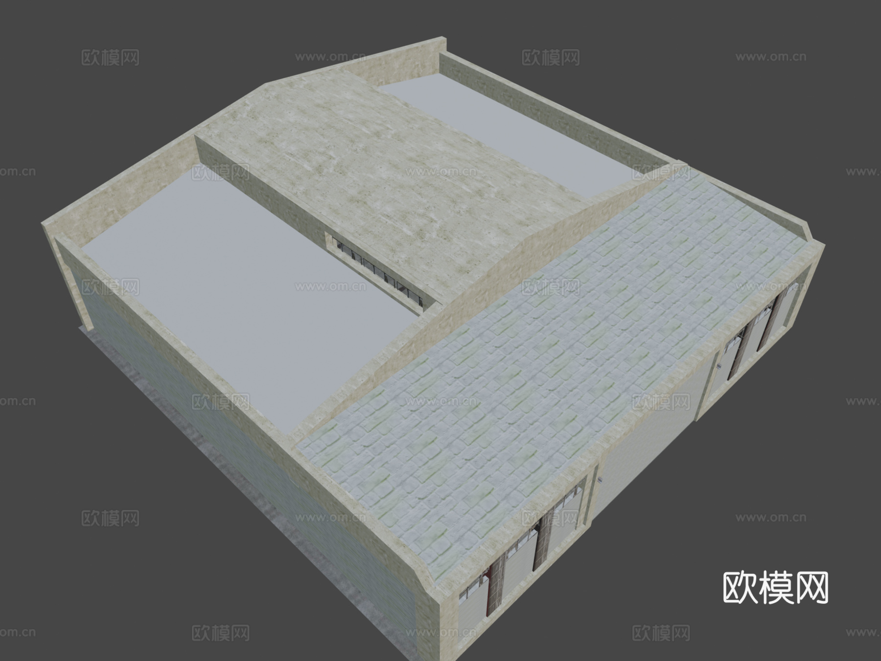 车库 仓库3d模型