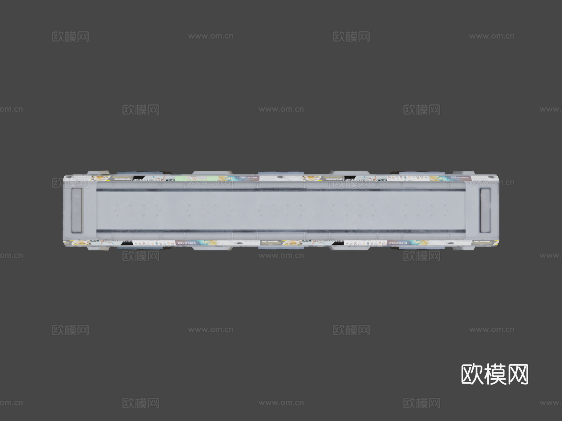 地铁车厢 城轨3d模型