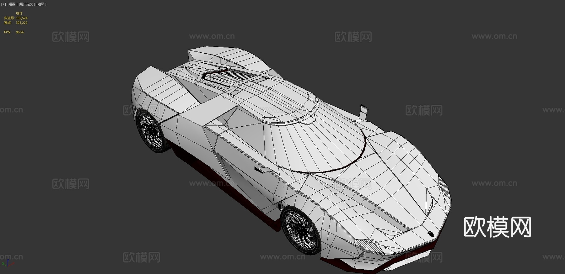 跑车3d模型