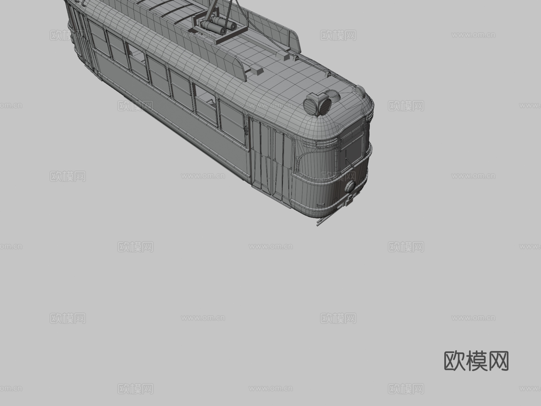 电车 公交车 巴士3d模型