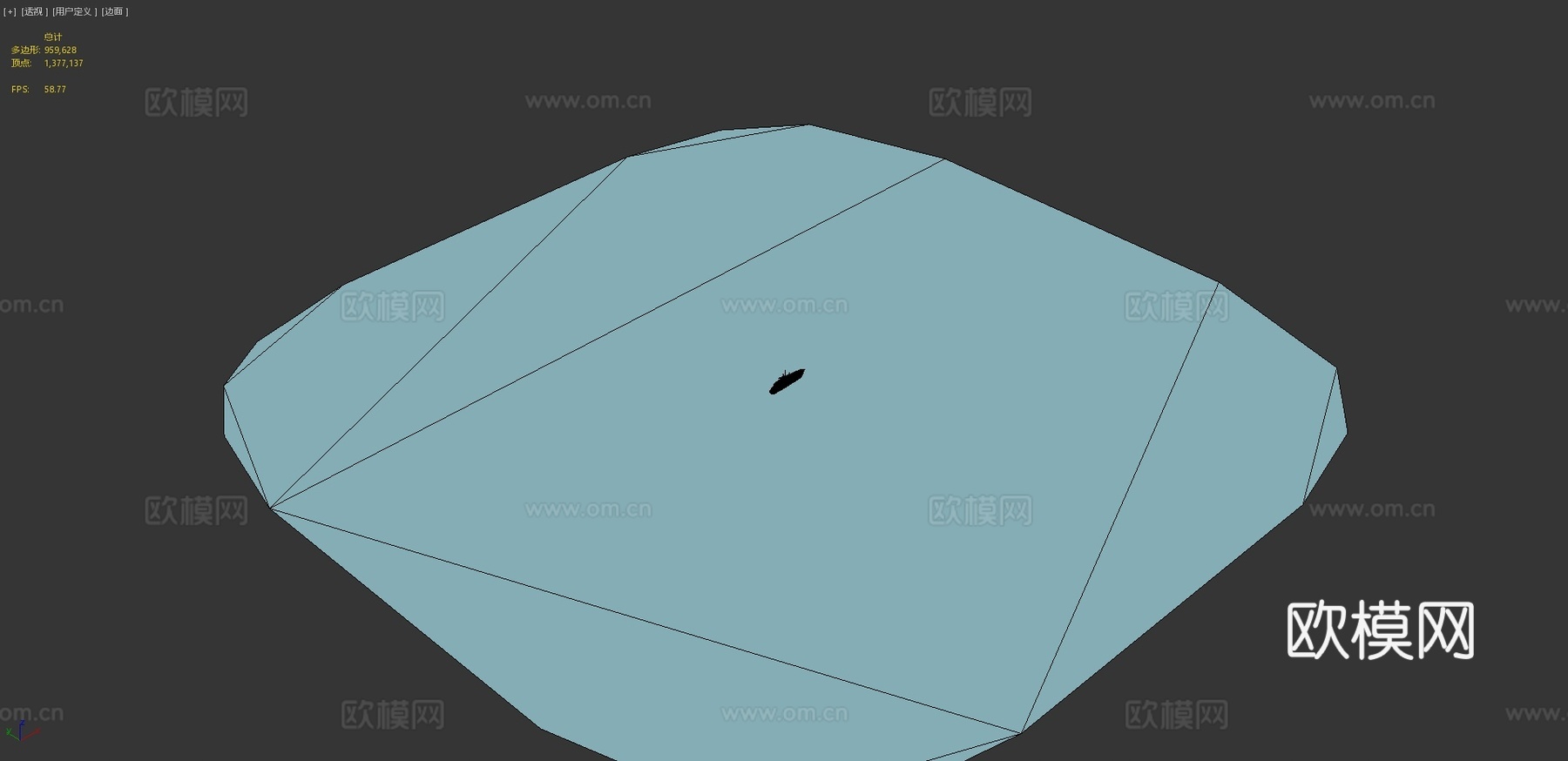 游艇 游轮 游船3d模型