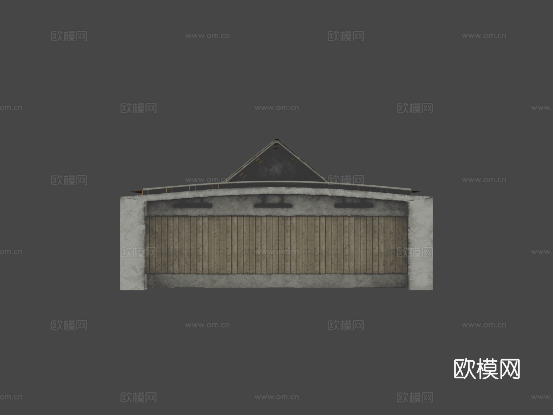 旧仓库 库房3d模型下载（渲染图5）