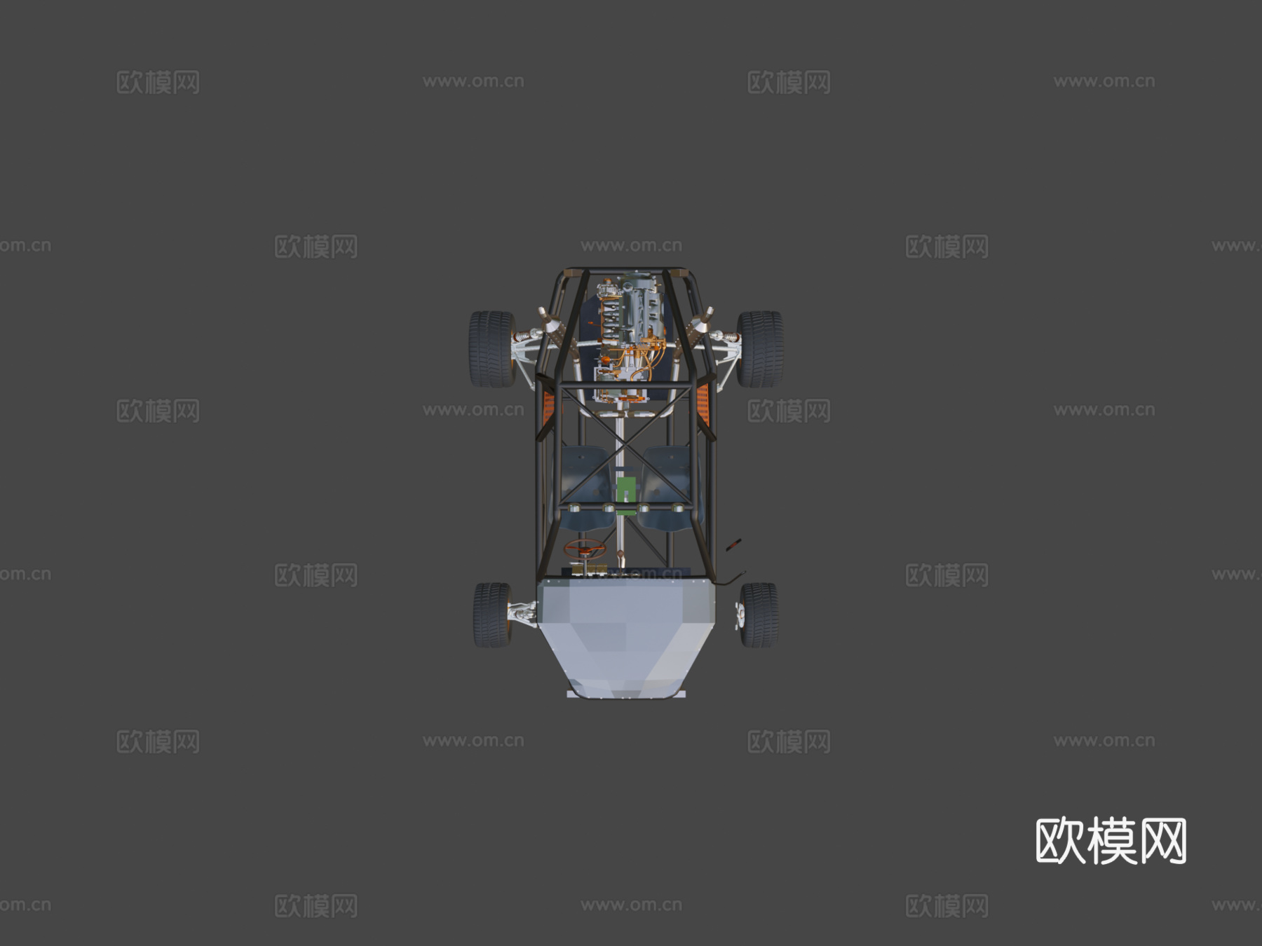 沙丘越野车 竞赛车3d模型