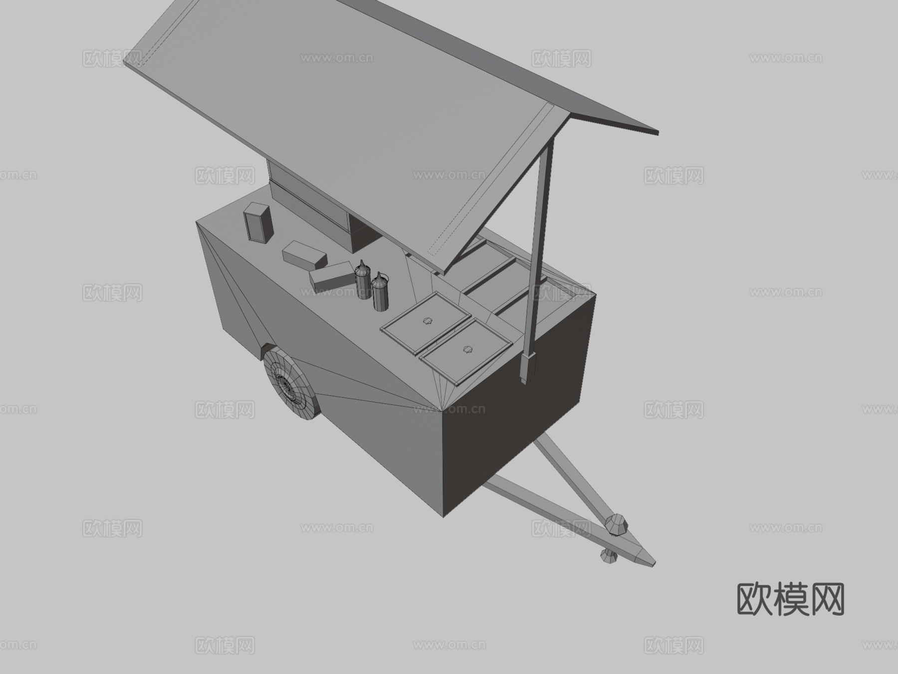 食品车3d模型