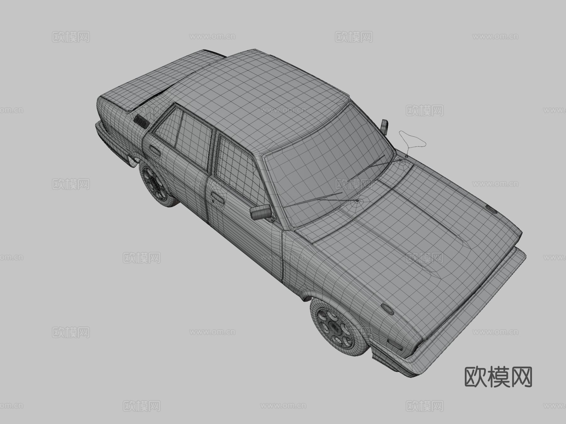 老式汽车3d模型