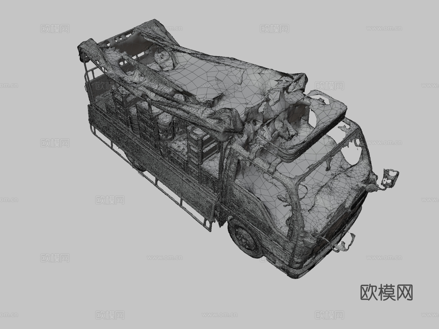 货运汽车 卡车3d模型