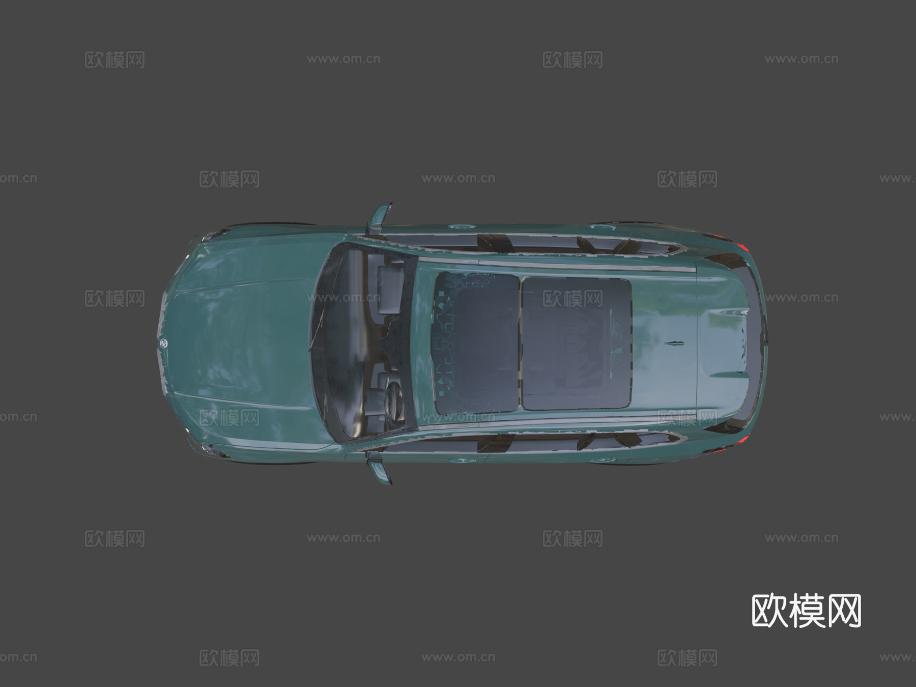 宝马X5汽车 轿车3d模型下载（渲染图6）
