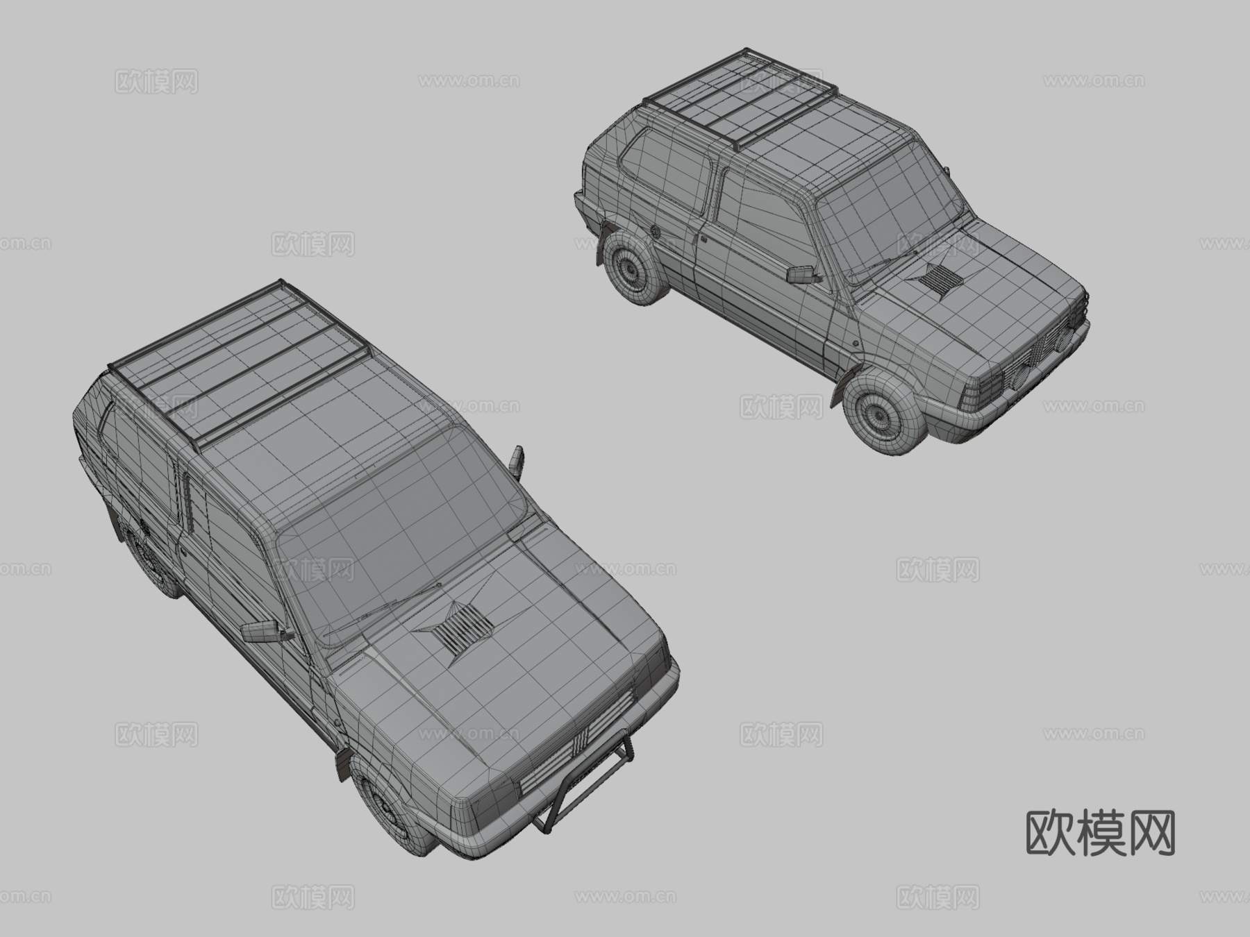 吉普车3d模型