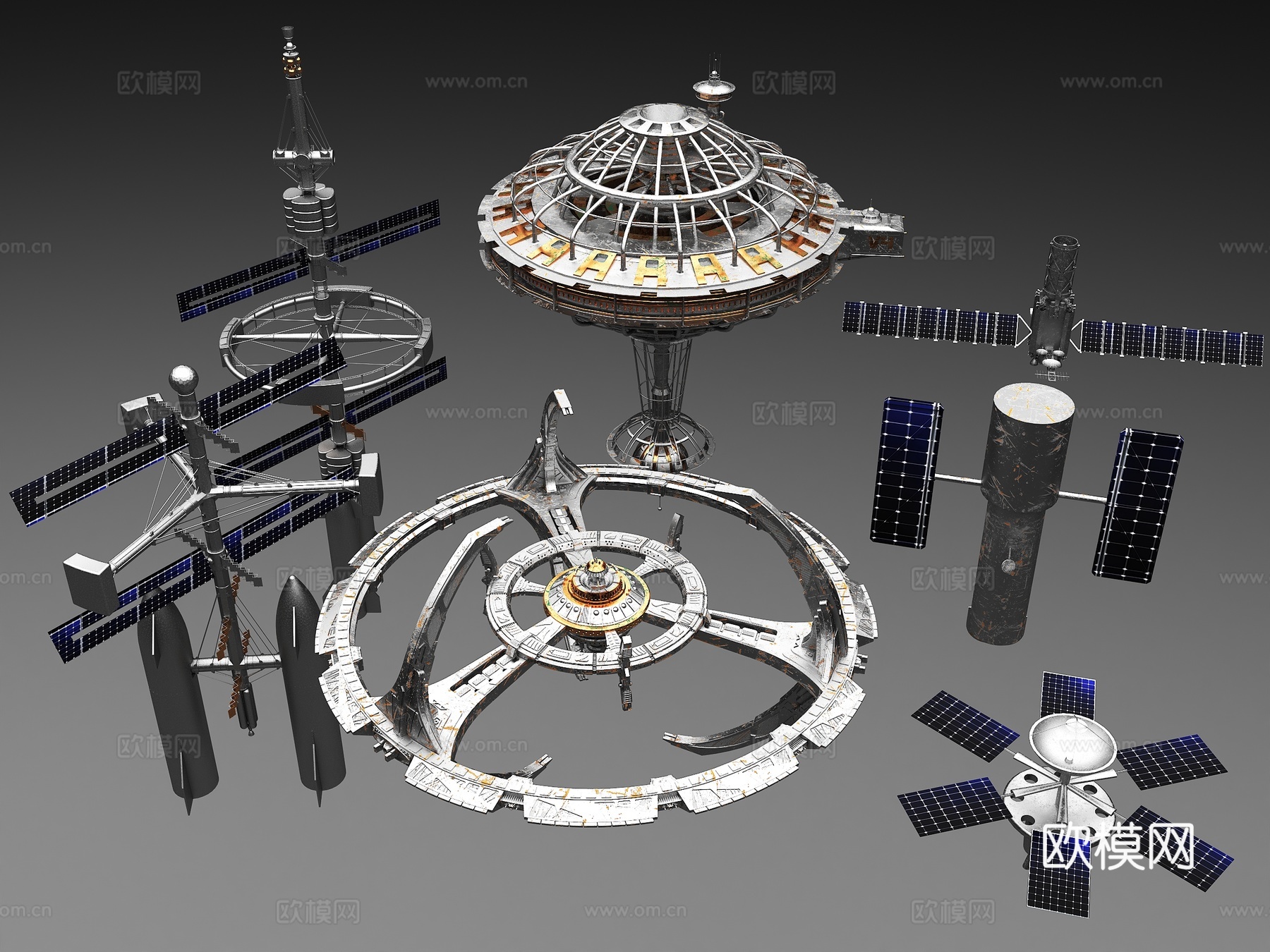 卫星 航天卫星 卫星导航 航空设备 星际旅行 星际设备3d模型